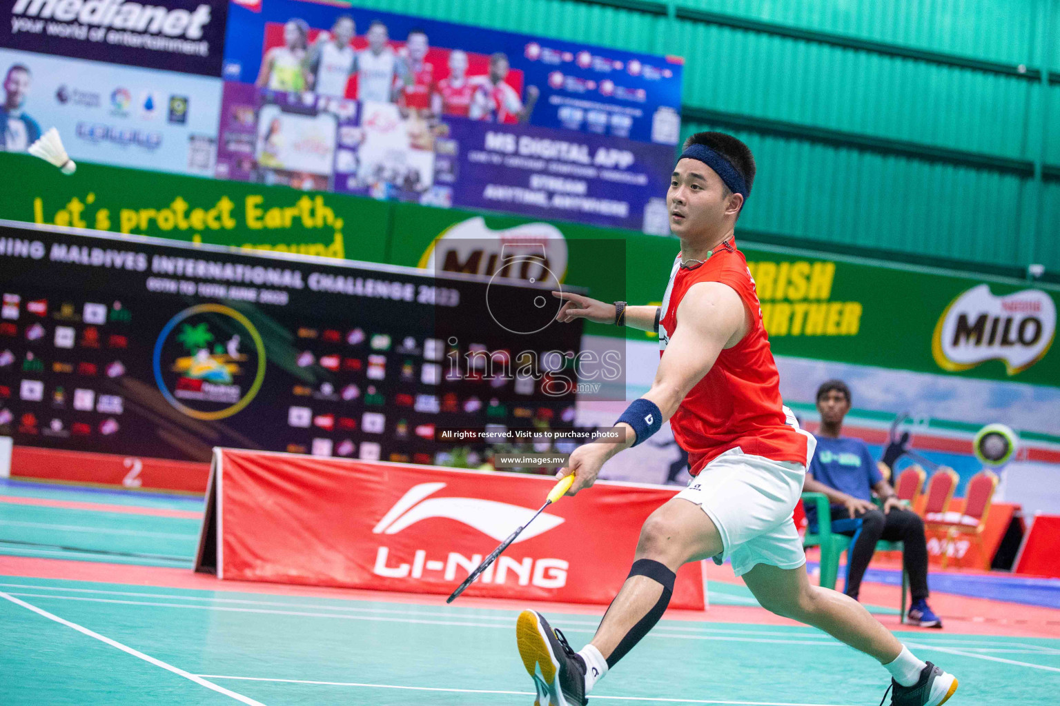 Finals of Li-Ning Maldives International Challenge 2023, was is held in Ekuveni Indoor Court, Male', Maldives on Saturday, 10th June 2023. Photos: Ismail Thoriq / images.mv