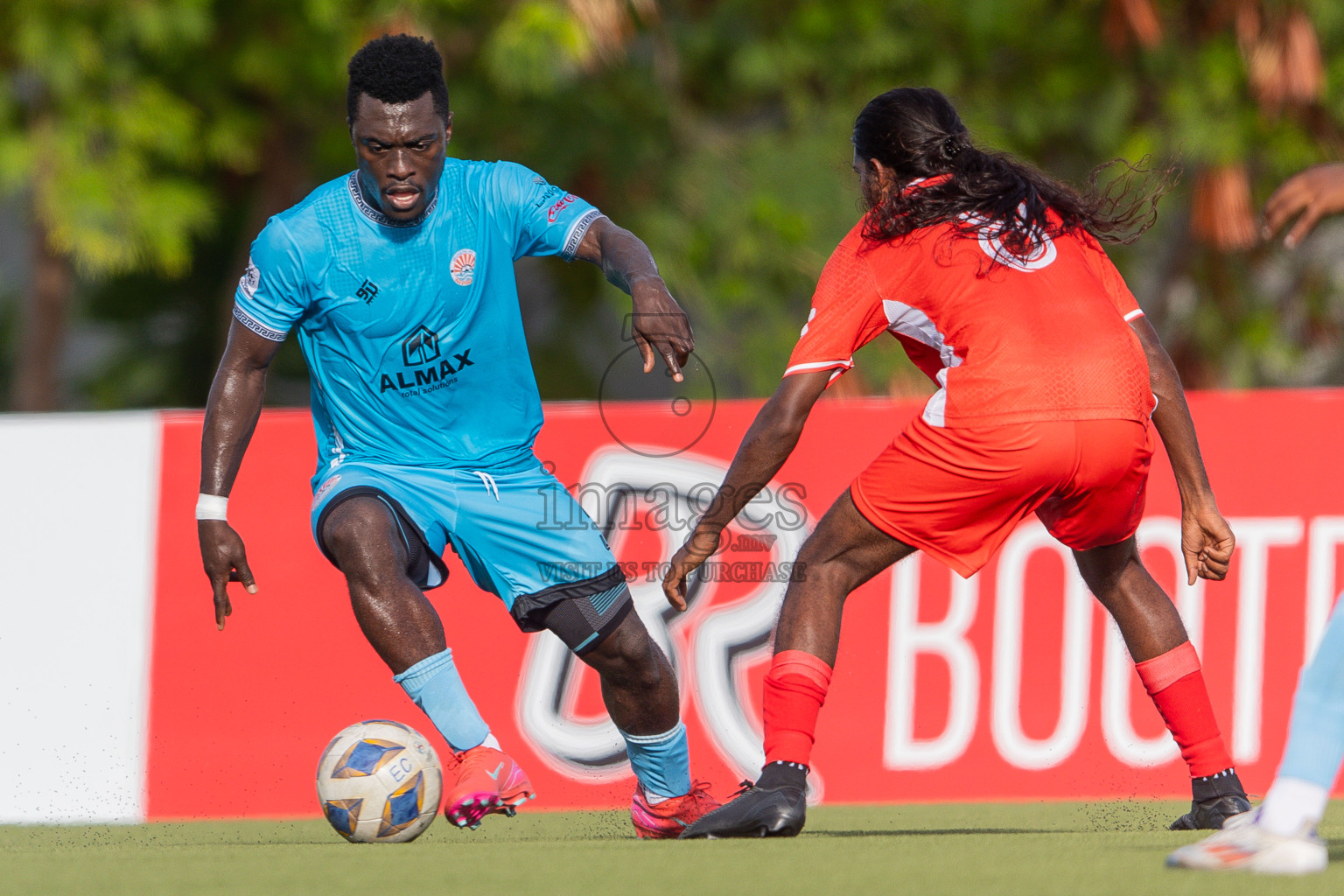 Semi Finals Match 01 Irumathi FC VS CC Sports Club in Day 7 of Eydhafushi Cup 2025 held in Eydhafushi Football Stadium at B. Eydhafushi, Maldives on Friday, 12th September 2025. Photos: Arif Rasheed / images.mv