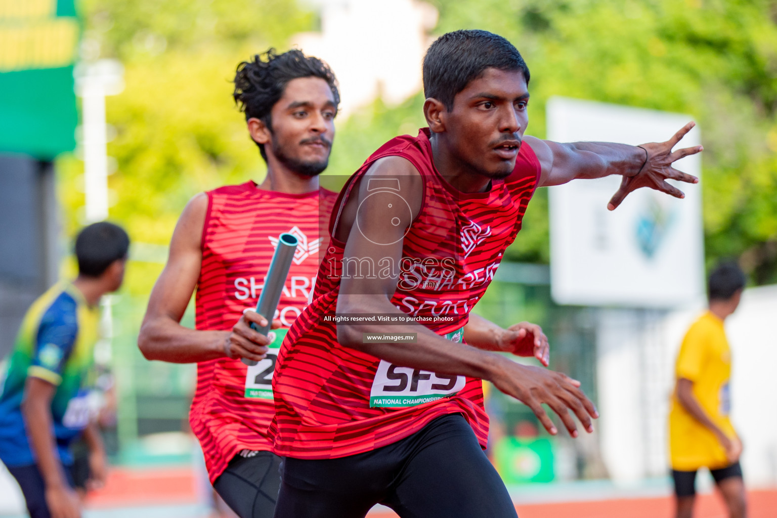 Day 3 of National Athletics Championship 2023 was held in Ekuveni Track at Male', Maldives on Saturday, 25th November 2023. Photos: Hassan Simah / images.mv