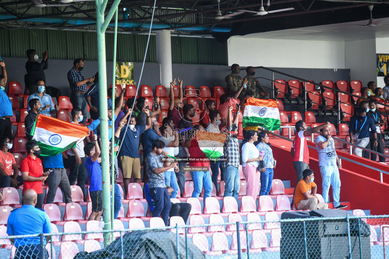 Bangladesh vs India in SAFF Championship 2021 held on 1st October 2021 in Galolhu National Stadium, Male', Maldives