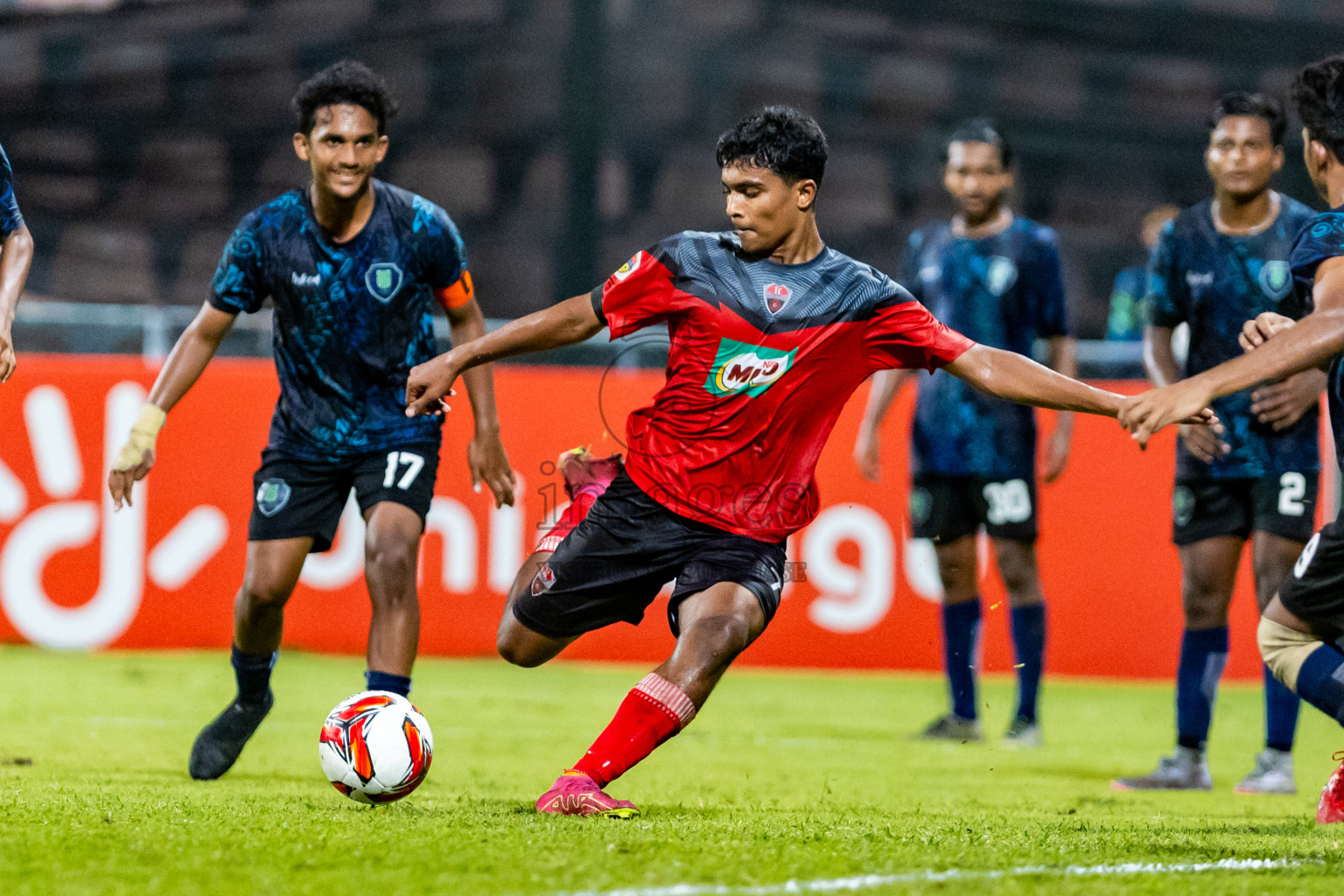 Super United Sports vs TC Sports Club in the Final of Under 19 Youth Championship 2024 was held at National Stadium in Male', Maldives on Monday, 1st July 2024. Photos: Nausham Waheed / images.mv