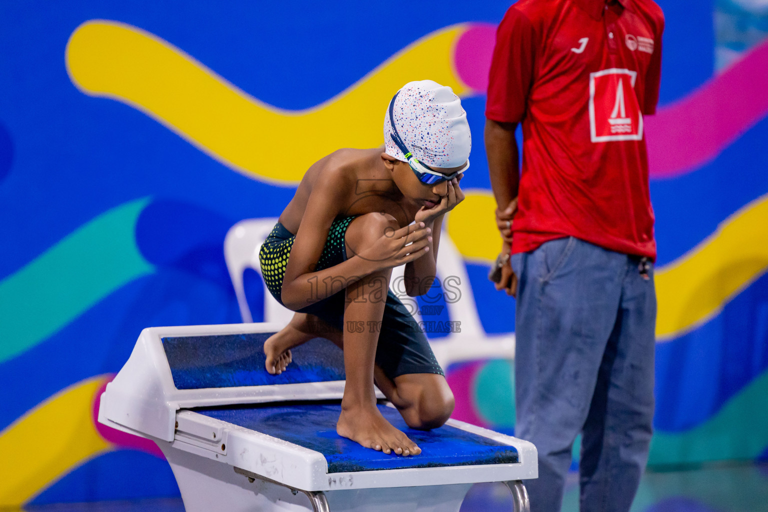 Day 3 of BML 5th National Swimming Kids Festival 2024 held in Hulhumale', Maldives on Wednesday, 20th November 2024. Photos: Nausham Waheed / images.mv