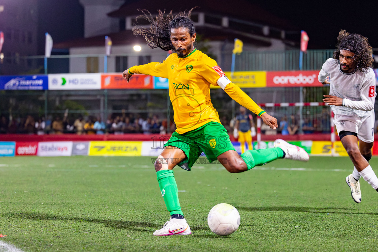 GA Gemanafushi vs GDh Vaadhoo on Day 35 of Golden Futsal Challenge 2024 was held on Tuesday, 20th February 2024, in Hulhumale', Maldives
Photos: Mohamed Mahfooz Moosa, / images.mv