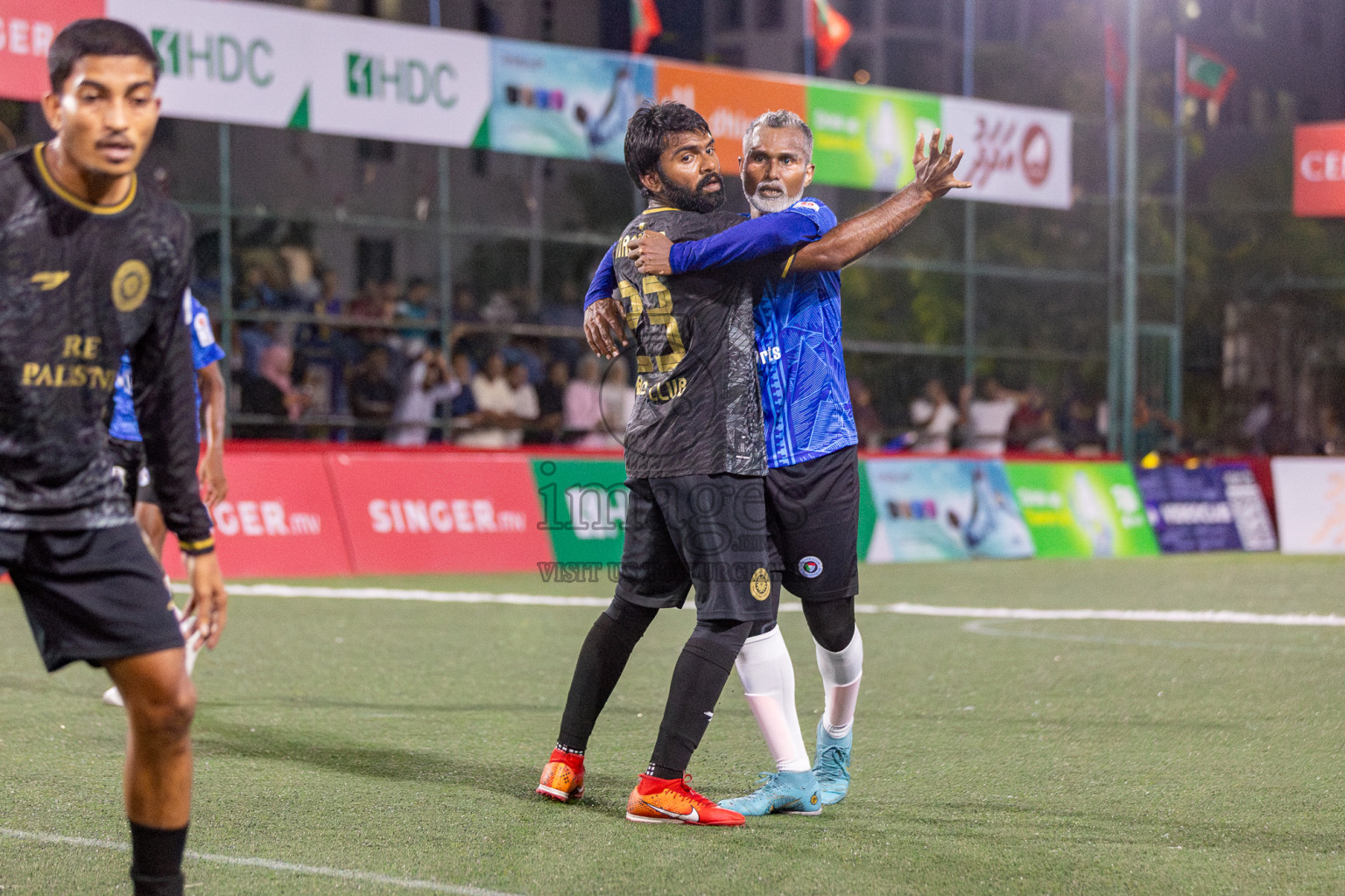 Prison Club vs Police Club in Club Maldives Cup 2024 held in Rehendi Futsal Ground, Hulhumale', Maldives on Saturday, 28th September 2024. Photos: Hassan Simah / images.mv