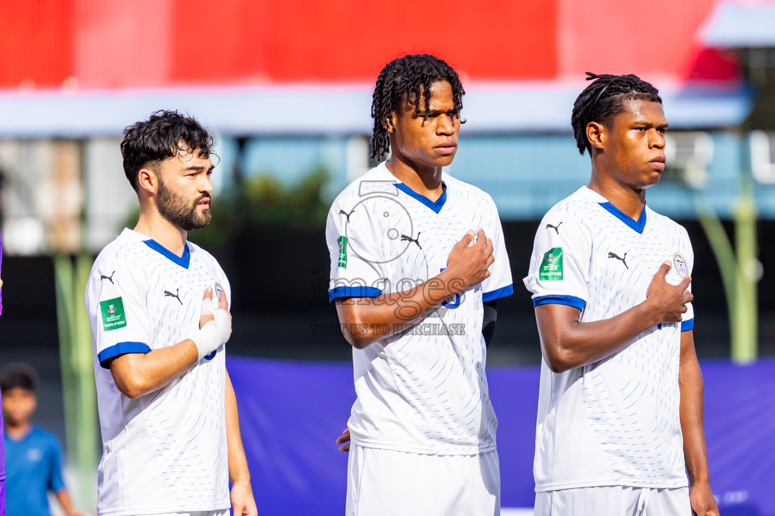 Maldives vs Philippines in AFC Asian Cup Qualifies held in National Football Stadium, Male', Maldives on Tuesday, 18th November 2025. Photos: Nausham Waheed / Images.mv