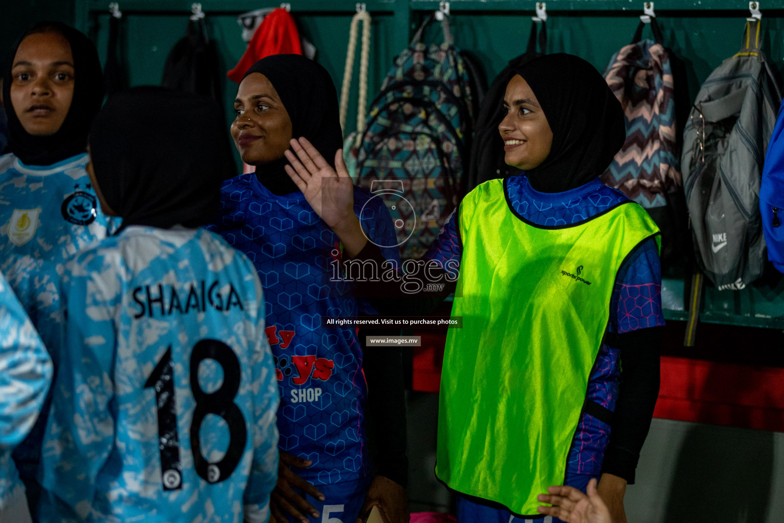 MPL vs Club MYS in Eighteen Thirty Women's Futsal Fiesta 2022 was held in Hulhumale', Maldives on Monday, 21st October 2022. Photos: Hassan Simah / images.mv