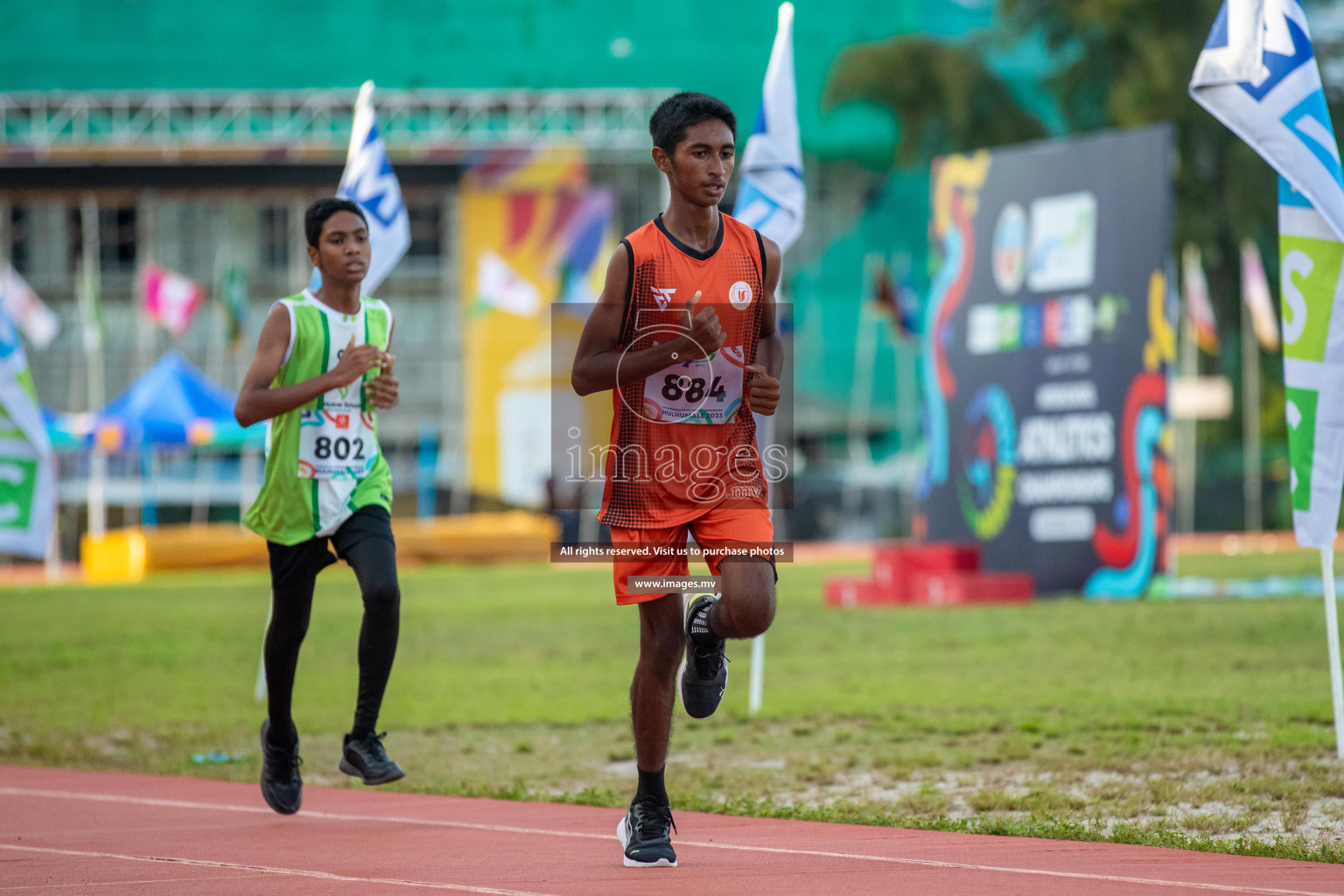 Day three of Inter School Athletics Championship 2023 was held at Hulhumale' Running Track at Hulhumale', Maldives on Tuesday, 16th May 2023. Photos: Nausham Waheed / images.mv