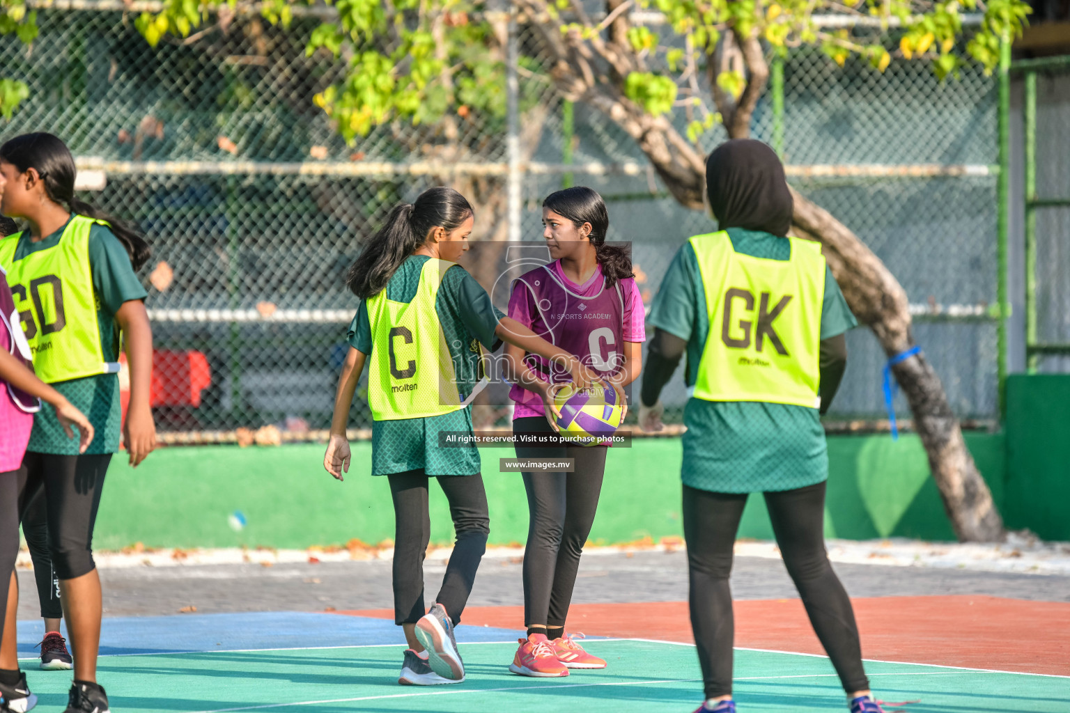 Day2  of Junior Netball Championship 2022 on 5 March 2022 held in Male', Maldives. Photos by Nausham Waheed.