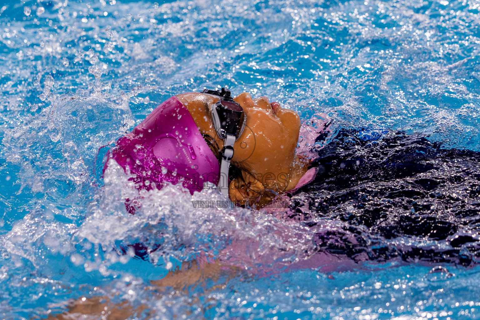 Day 1 of BML 5th National Swimming Kids Festival 2024 held in Hulhumale', Maldives on Monday, 18th November 2024. Photos: Nausham Waheed / images.mv