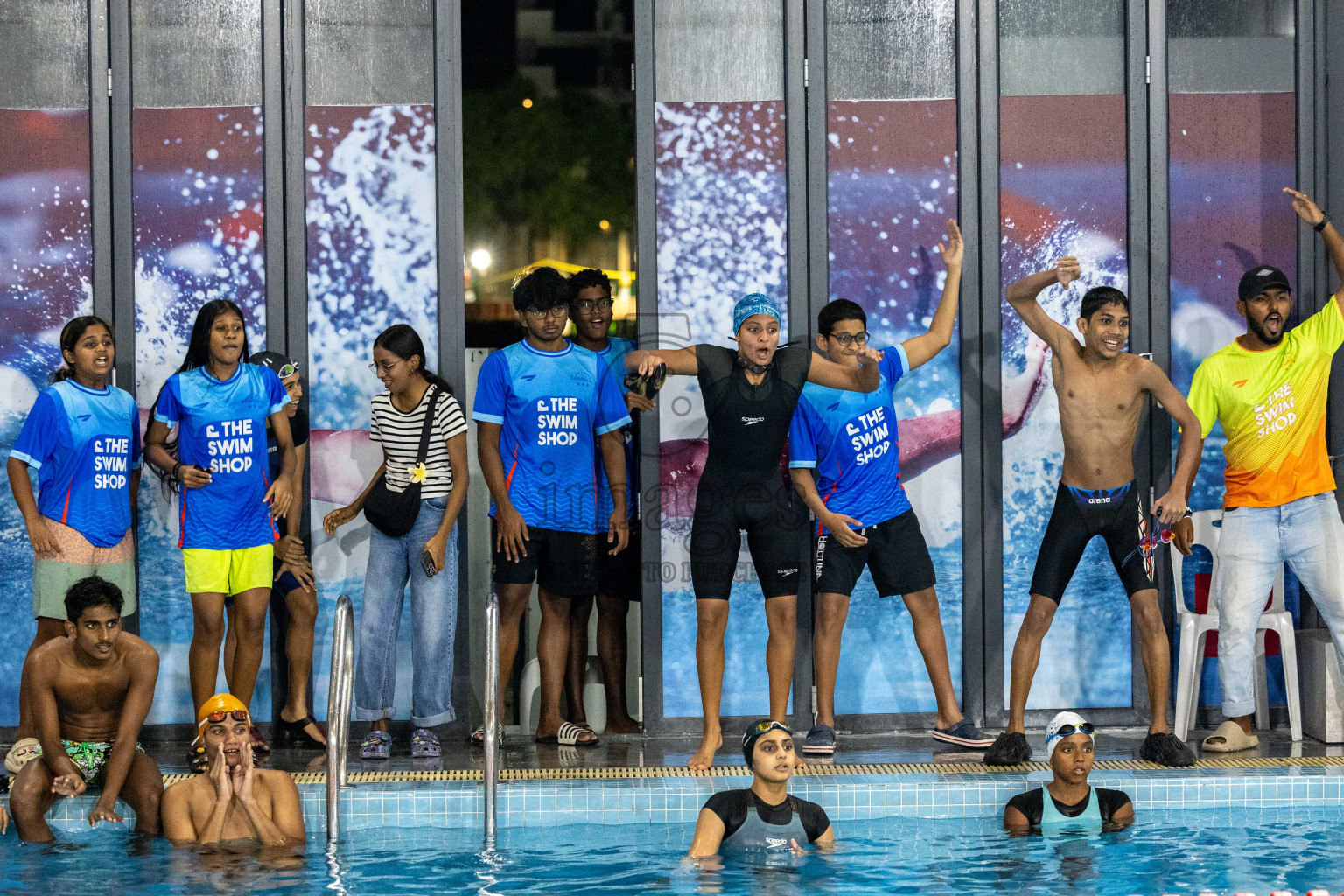 Day 7 of National Swimming Competition 2024 held in Hulhumale', Maldives on Thursday, 19th December 2024.
Photos: Ismail Thoriq / images.mv