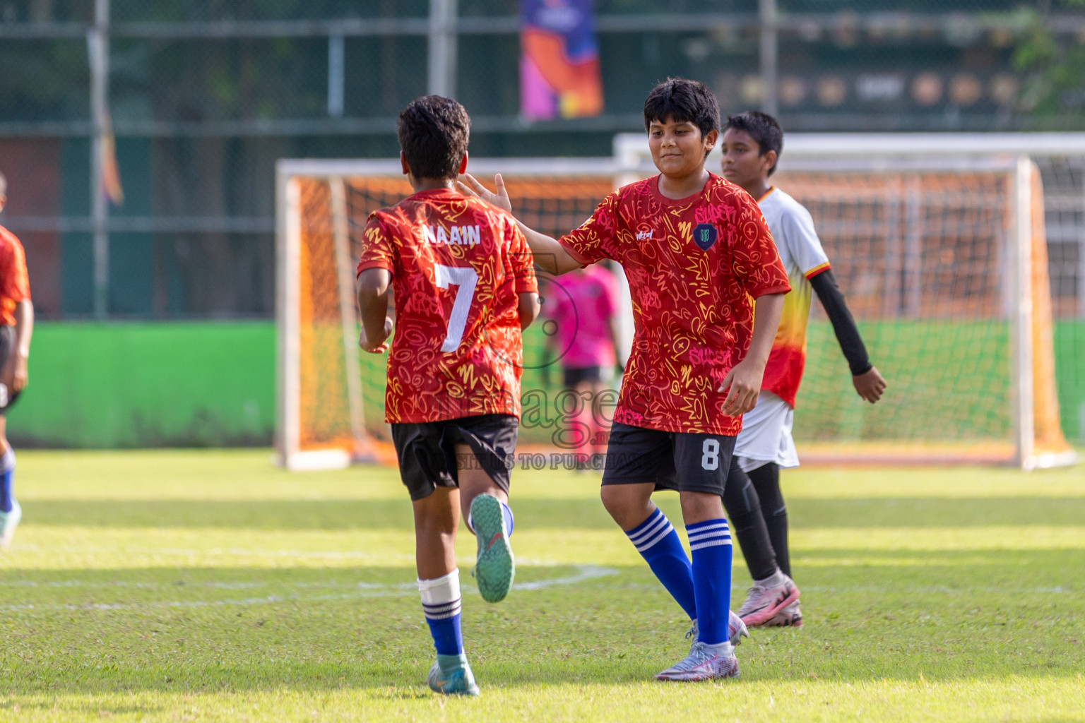 Club Eagles vs Super United Sports (U12) in Day 4 of Dhivehi Youth League 2024 held at Henveiru Stadium on Thursday, 28th November 2024. Photos: Shuu Abdul Sattar/ Images.mv