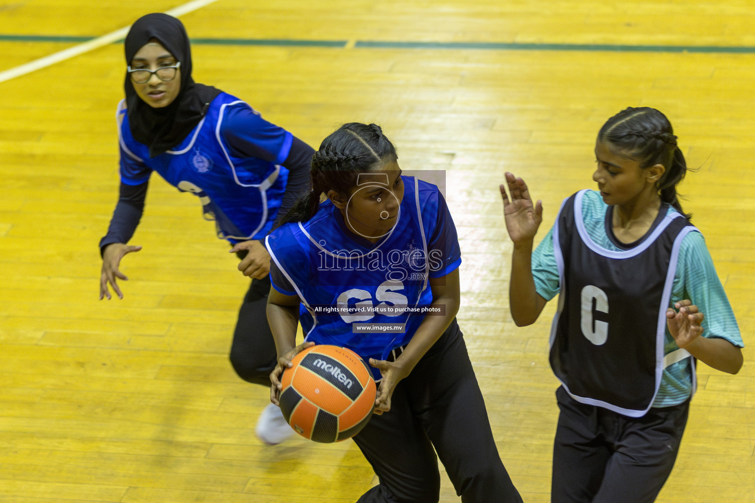 Day5 of 24th Interschool Netball Tournament 2023 was held in Social Center, Male', Maldives on 31st October 2023. Photos: Mohamed Mahfooz Moosa / images.mv