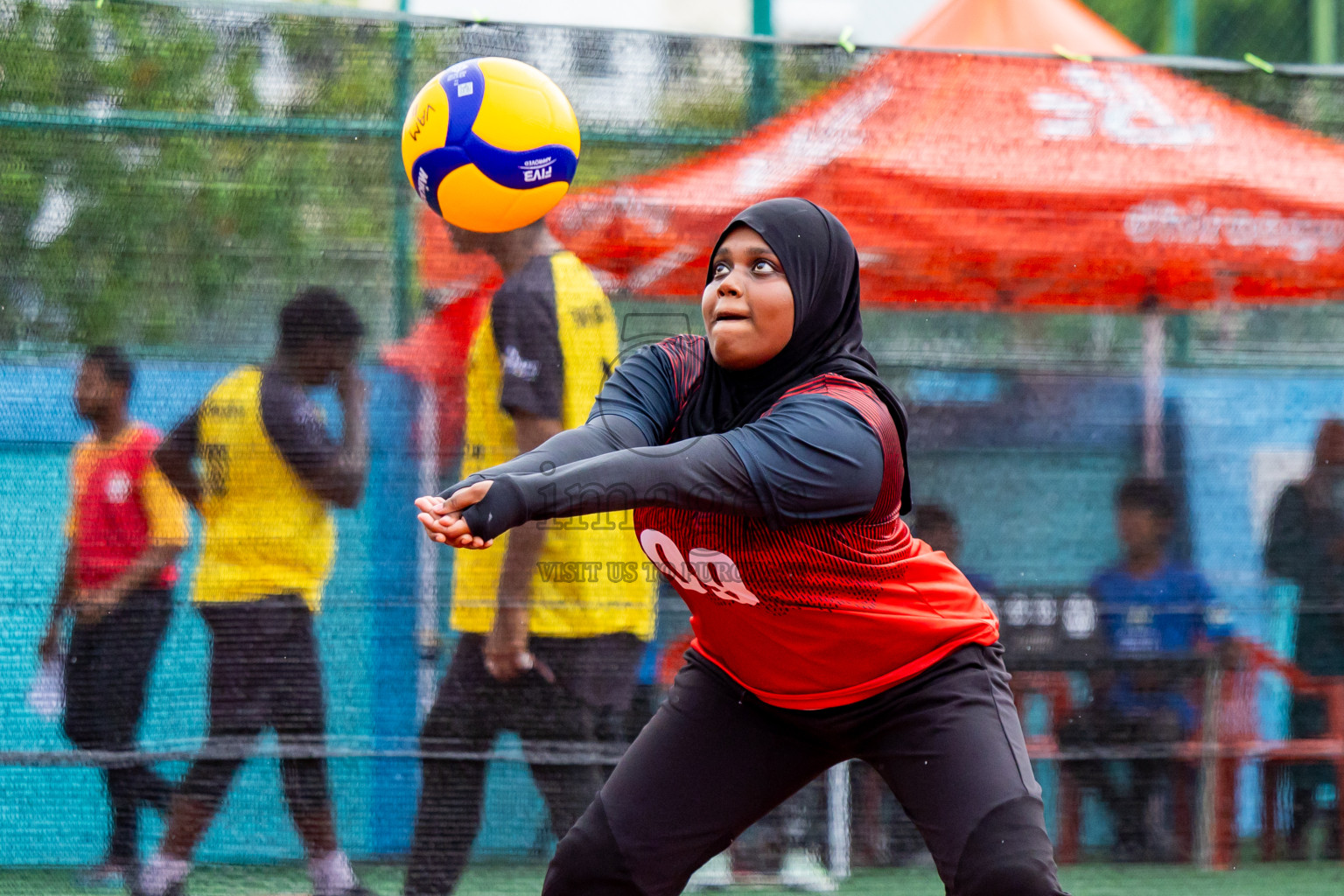 Day 2 of Interschool Volleyball Tournament 2024 was held in Ekuveni Volleyball Court at Male', Maldives on Sunday, 24th November 2024. Photos: Nausham Waheed / images.mv