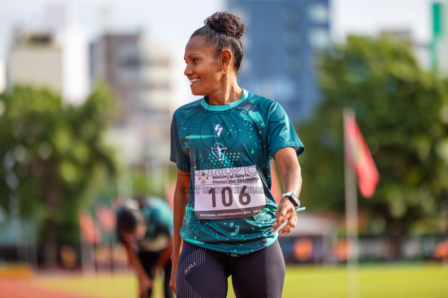 Day 2 of 33rd National Athletics Championship was held in Ekuveni Track at Male', Maldives on Friday, 6th September 2024. Photos: Shuu Abdul Sattar / images.mv