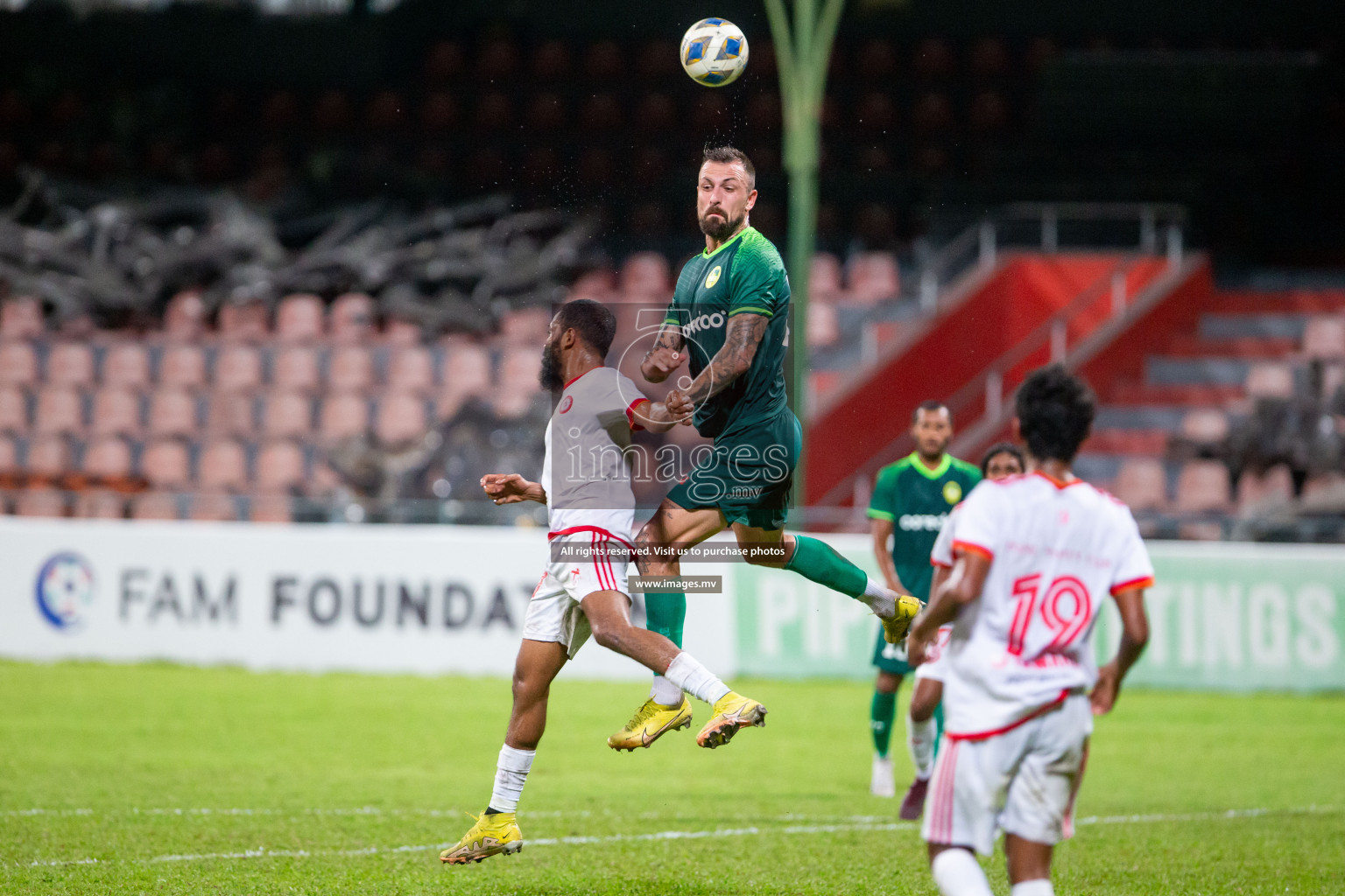 Maziya Sports & Recreation vs Buru Sports Club in President's Cup 2023, held on 20 April 2023 in National Football Stadium, Male', Maldives Photos: Hassan Simah, Mohamed Mahfooz