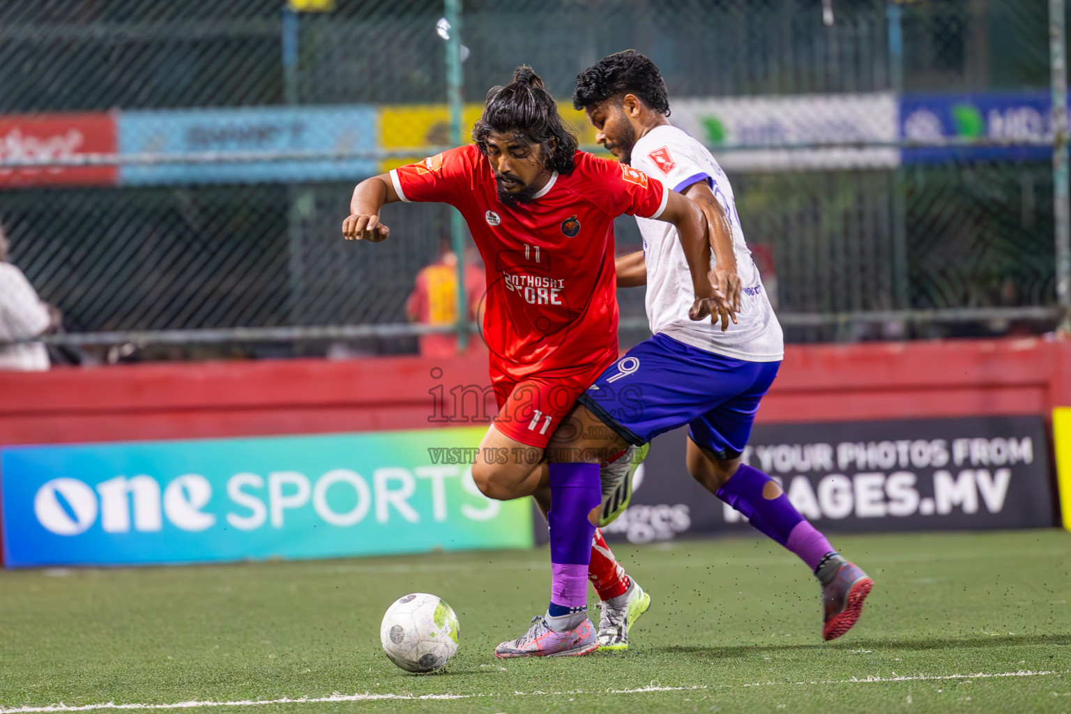 F Dharanboodhoo vs F Bilehdhoo in Day 24 of Golden Futsal Challenge 2024 was held on Wednesday , 7th February 2024 in Hulhumale', Maldives
Photos: Ismail Thoriq / images.mv