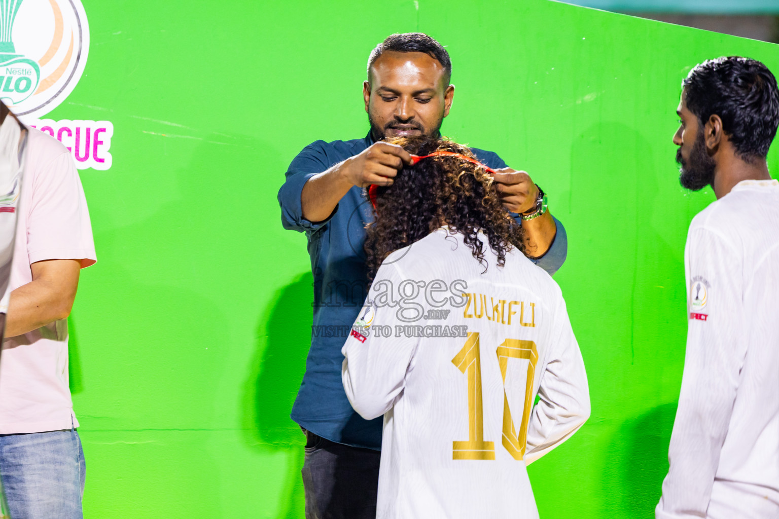 Arena vs Hawks in the Final of Milo Sector League 2025 was held in Rehendhi Futsal Ground, Hulhumale', Maldives on Tuesday, 18th November 2025. Photos: Nausham Waheed  / images.mv