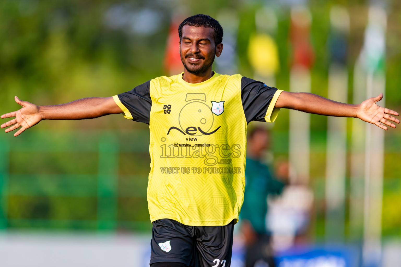 Baburu SC vs Kanmathi Juniors from Manadhoo Council Cup 2024 in N Manadhoo Maldives on Friday, 23rd February 2023. Photos: Nausham Waheed / images.mv