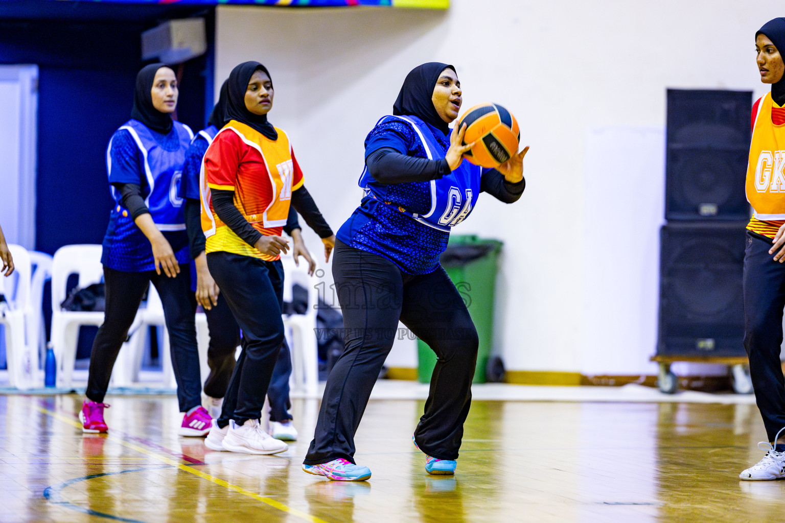 Day 5 of 21st National Netball Tournament was held in Social Canter at Male', Maldives on Sunday, 13th May 2024. Photos: Nausham Waheed / images.mv