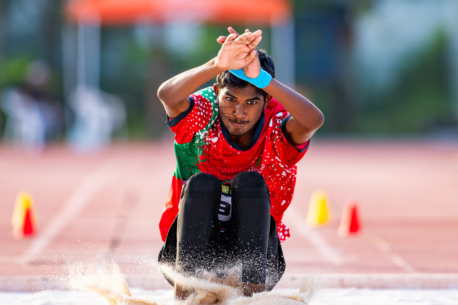 Day 5 of MWSC Interschool Athletics Championships 2024 held in Hulhumale Running Track, Hulhumale, Maldives on Wednesday, 13th November 2024. Photos by: Nausham Waheed / Images.mv