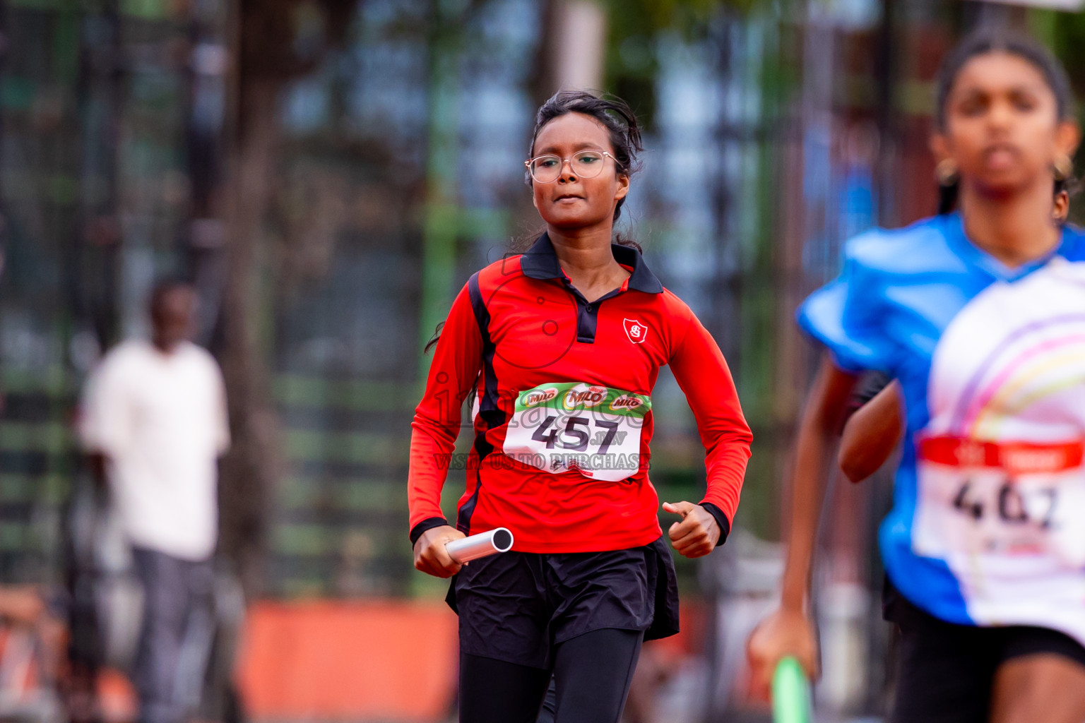 Day 6 of Inter-school Athletics Championship 2025 held in Ekuveni Synthetic Track, Male', Maldives on Sunday, 12th October 2025. Photos by: Nausham Waheed / Images.mv