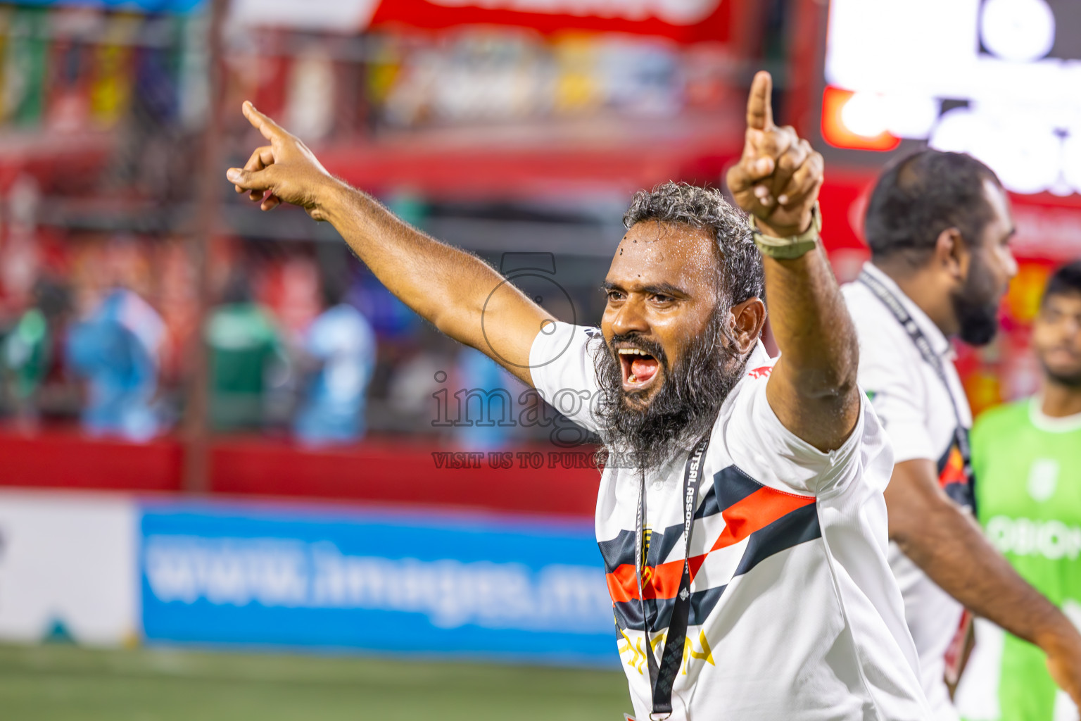 HDh Naivaadhoo vs HDh Neykurendhoo in Haa Dhaalu Atoll Finals Day 28 of Golden Futsal Challenge 2025 was held on Saturday , 1st February 2025, in Hulhumale', Maldives. Photos: Ismail Thoriq / images.mv