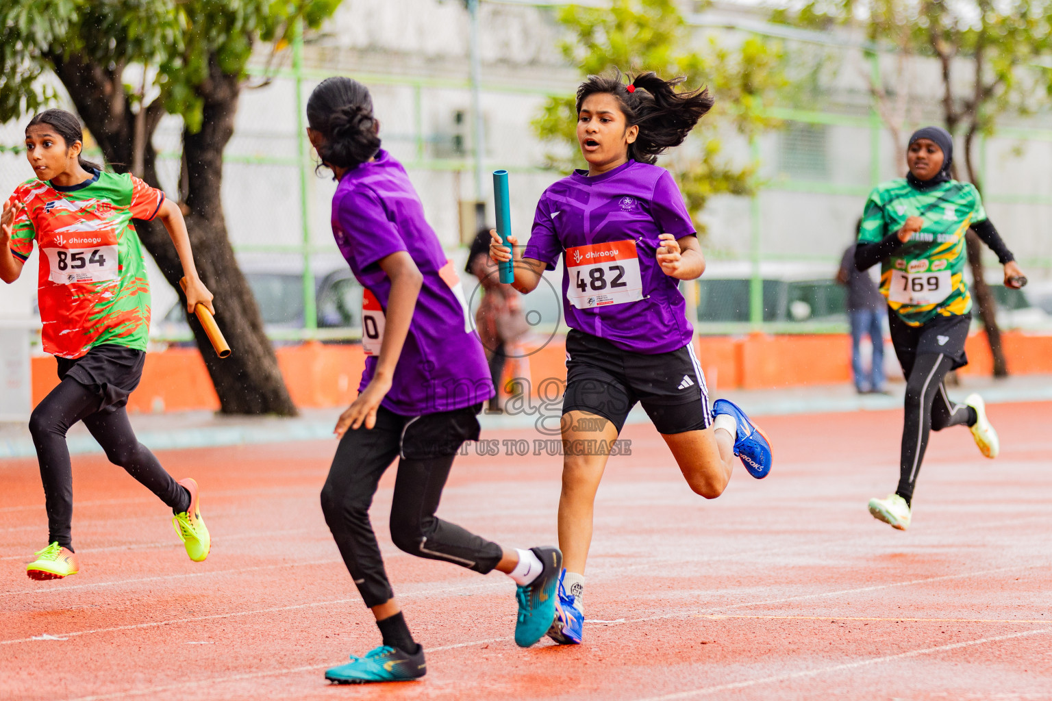 Day 6 of Inter-school Athletics Championship 2025 held in Ekuveni Synthetic Track, Male', Maldives on Sunday, 12th October 2025. Photos by: Areef Adam / Images.mv
