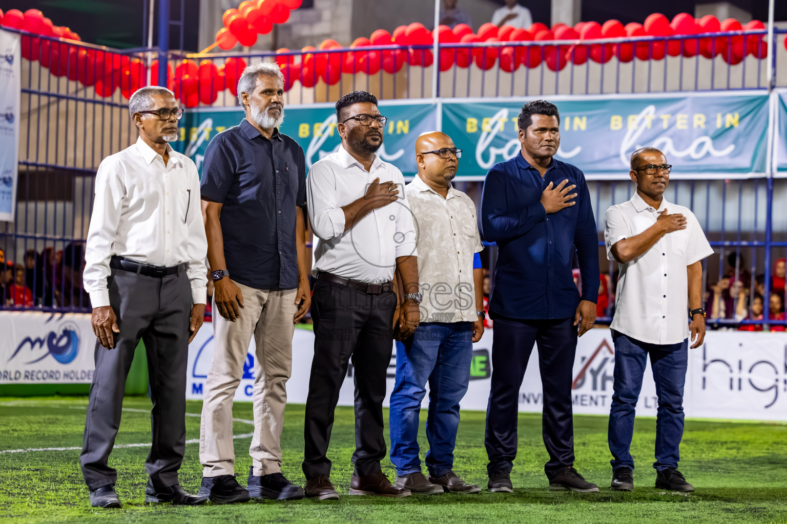 Eydhafushi vs Hithaadhoo in the finals of Better in Baa Futsal Fiesta 2025 Men's division held in B. Eydhafushi, Maldives on Monday, 17th November 2025. Photos: Nausham Waheed / images.mv