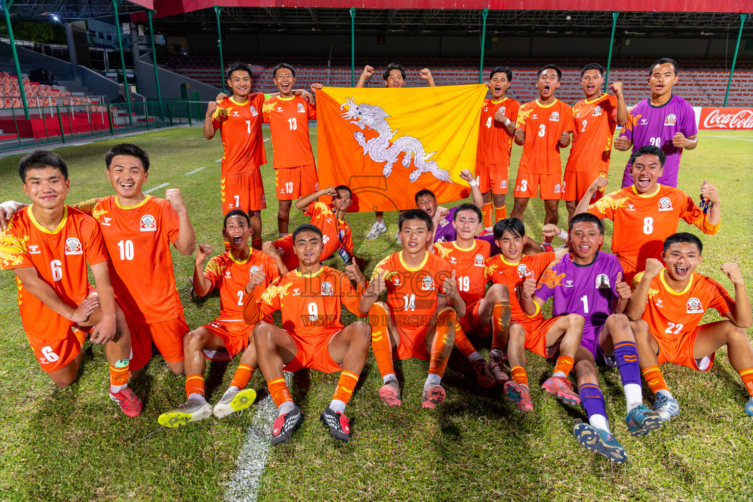 Bhutan vs Sri Lanka in Day 5 of SAFF U20 Championship 2026 was held in National Football Stadium, Male' Maldives on Friday , 27th March 2026. Photos: Ismail Thoriq, Mohamed Mahfooz Moosa / images.mv