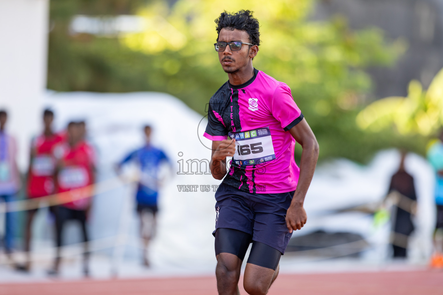 Day 1 of MWSC Interschool Athletics Championships 2024 held in Hulhumale Running Track, Hulhumale, Maldives on Saturday, 9th November 2024. Photos by: Ismail Thoriq / Images.mv