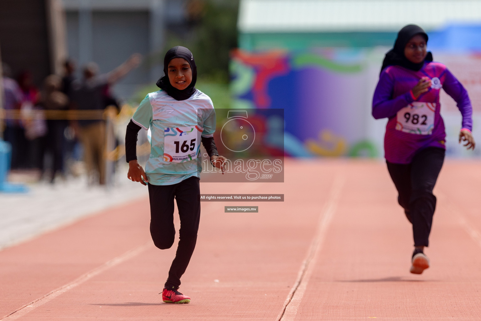 Day two of Inter School Athletics Championship 2023 was held at Hulhumale' Running Track at Hulhumale', Maldives on Sunday, 15th May 2023. Photos: Shuu/ Images.mv