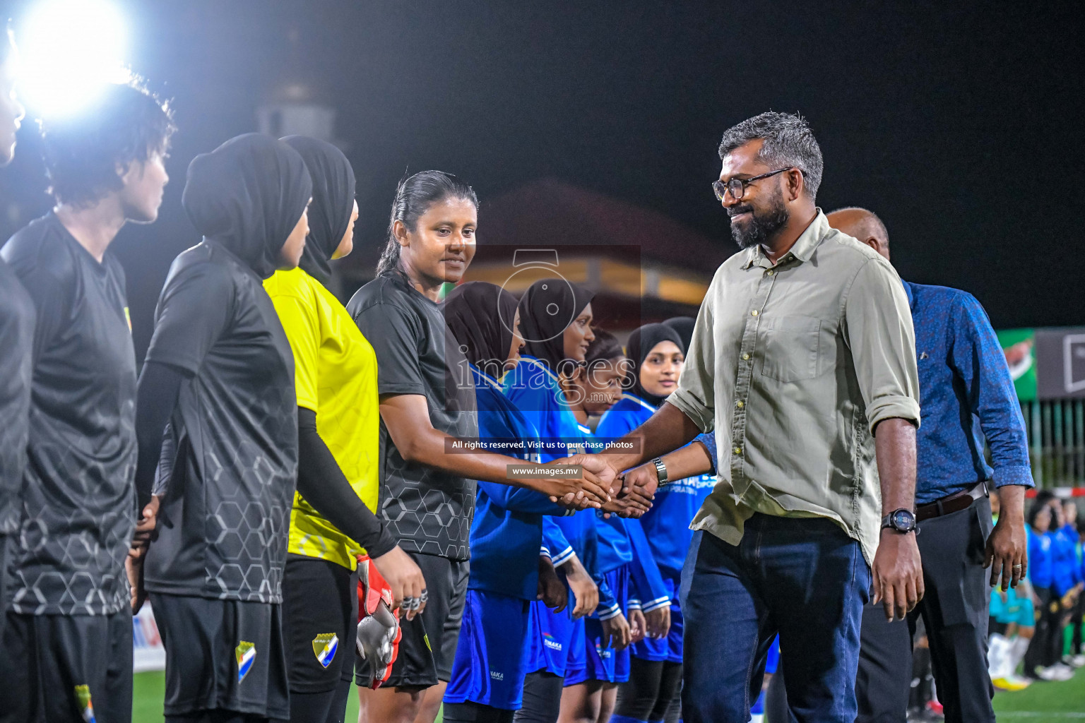 Opening of Eighteen Thirty Women's Futsal Fiesta 2022 was held in Hulhumale', Maldives on Saturday, 8th October 2022. Photos: Nausham Waheed / images.mv