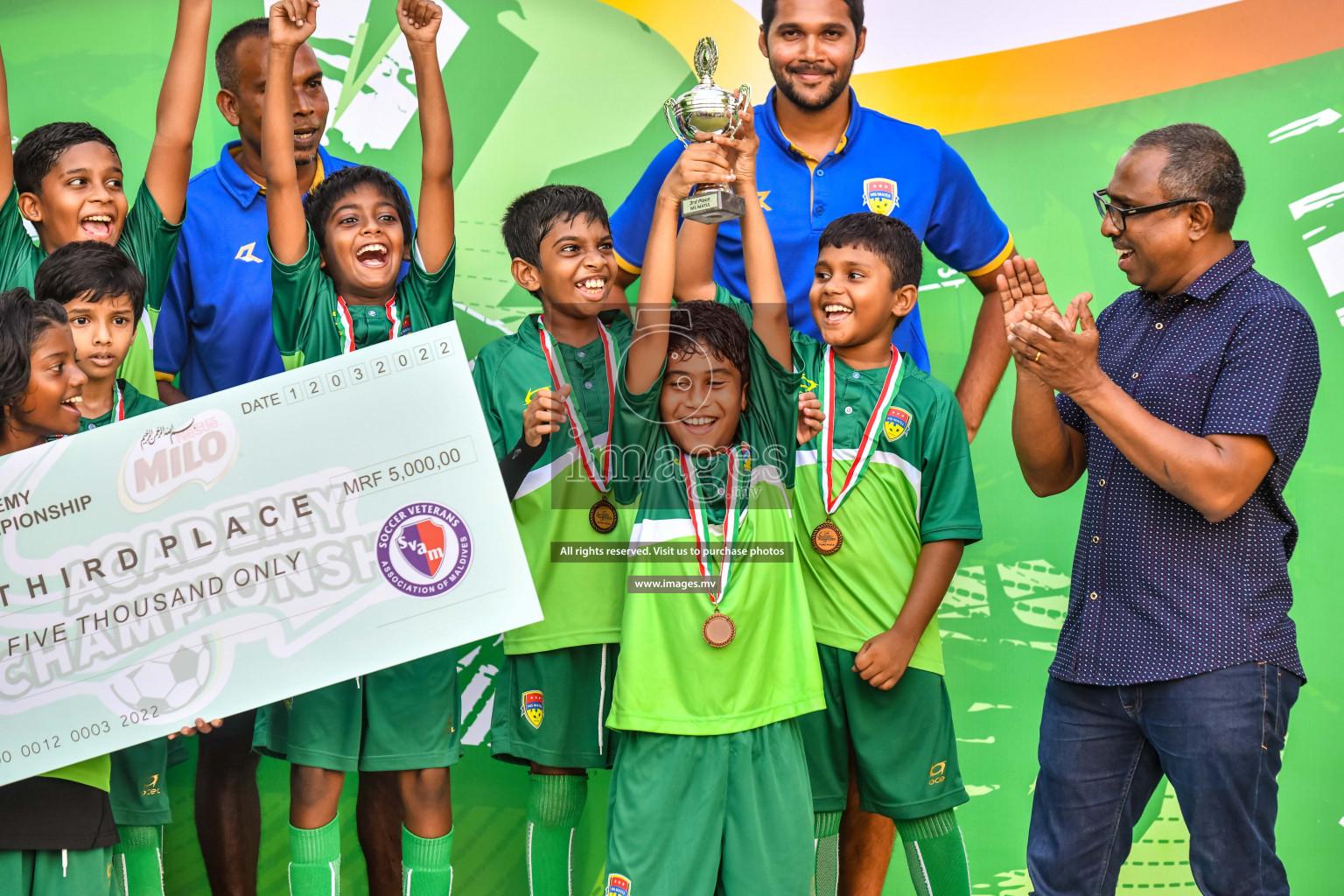 Day 2 of MILO Academy Championship 2022 held in Male' Maldives on Friday, 11th March 2021. Photos by: Nausham Waheed