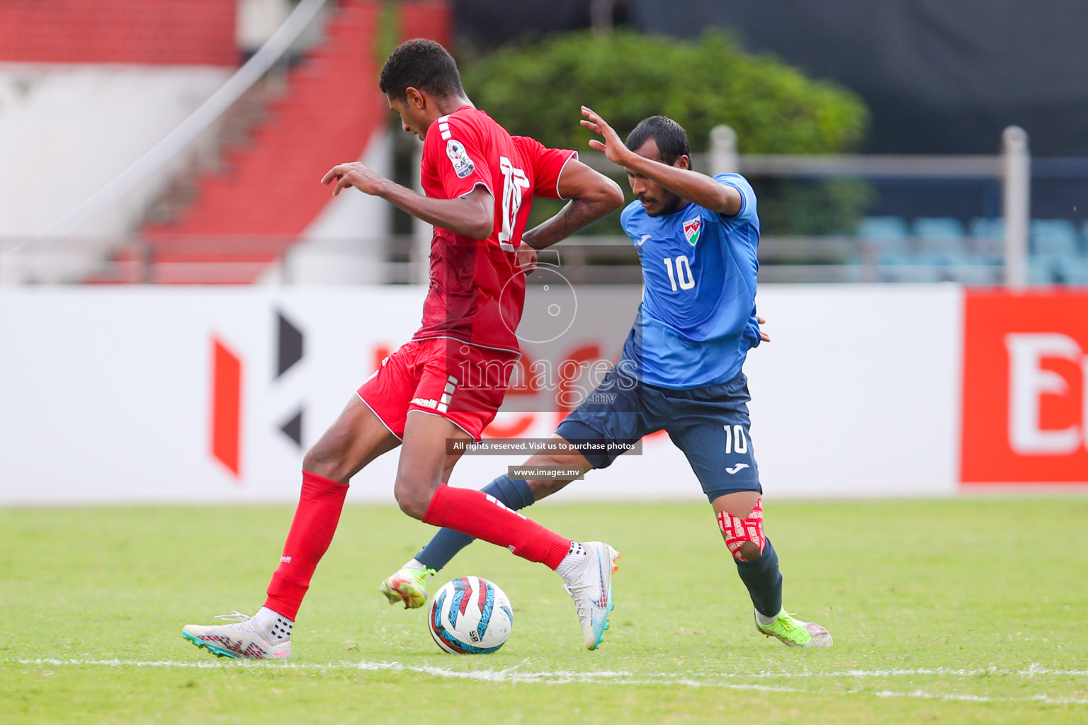 Lebanon vs Maldives in SAFF Championship 2023 held in Sree Kanteerava Stadium, Bengaluru, India, on Tuesday, 28th June 2023. Photos: Nausham Waheed, Hassan Simah / images.mv