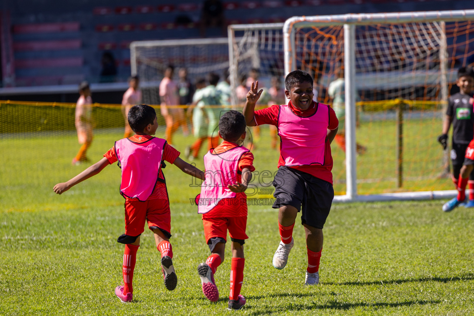Day 1 of MILO Kids Football Fiesta was held at National Stadium in Male', Maldives on Friday, 23rd February 2024. 
Photos: Ismail Thoriq / images.mv