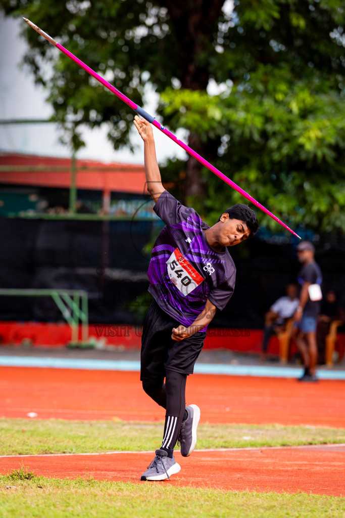 Day 6 of Inter-school Athletics Championship 2025 held in Ekuveni Synthetic Track, Male', Maldives on Sunday, 12th October 2025. Photos by: Nausham Waheed / Images.mv
