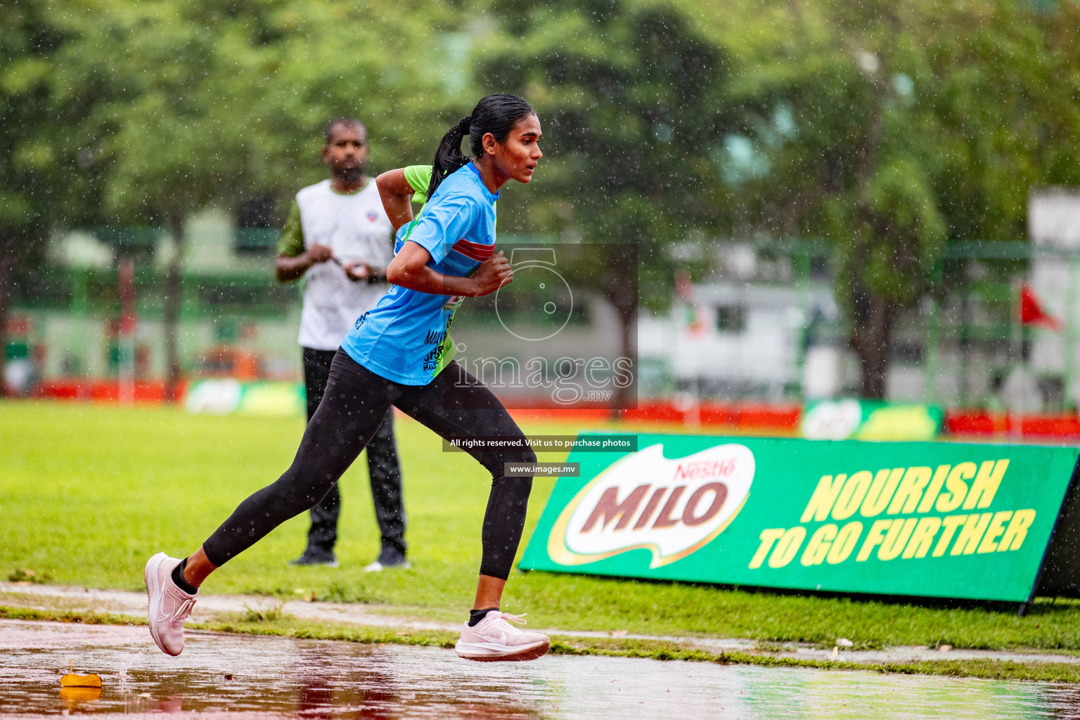 Day 2 of National Athletics Championship 2023 was held in Ekuveni Track at Male', Maldives on Friday, 24th November 2023. Photos: Hassan Simah / images.mv