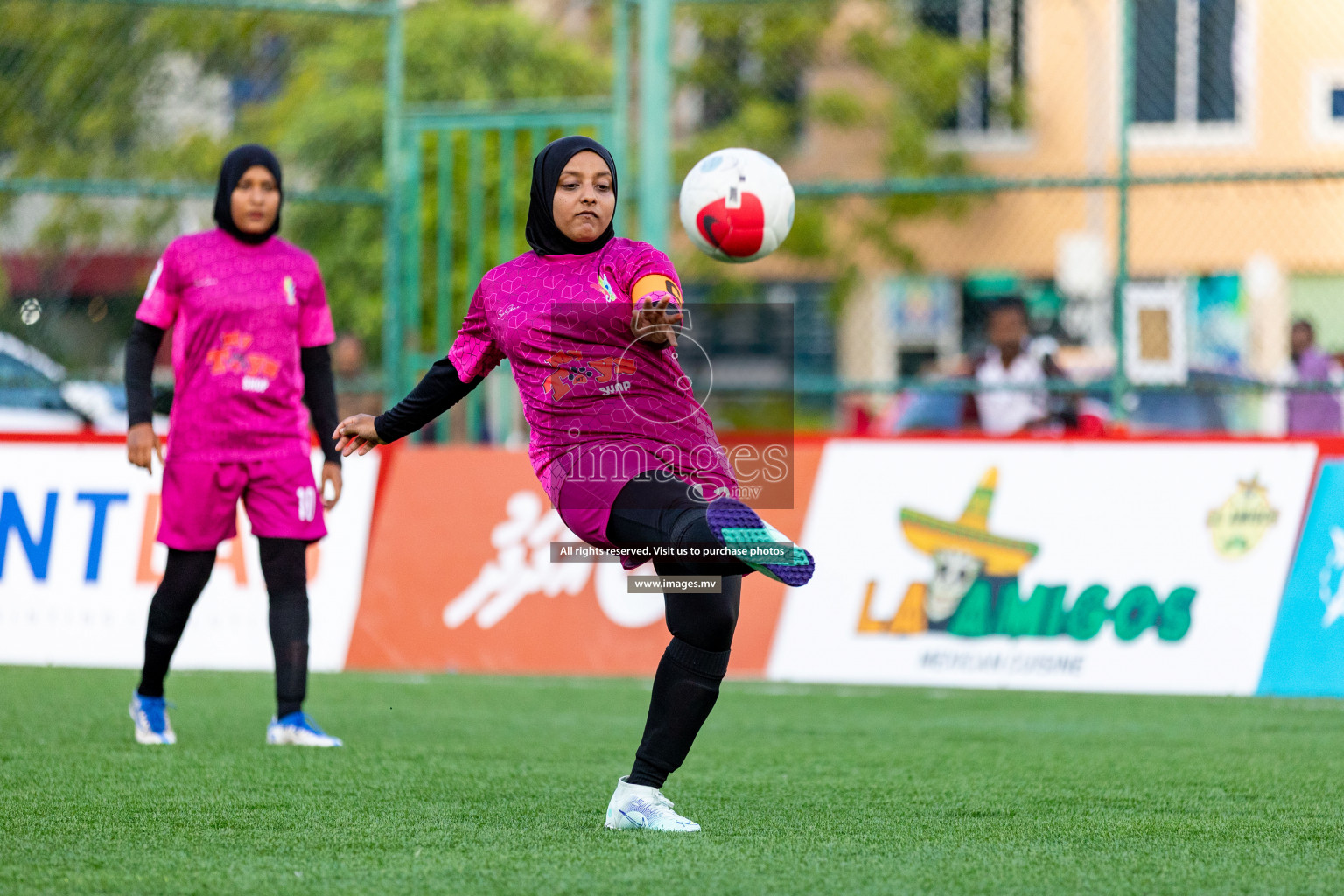 Team Fenaka vs Club MYS in Eighteen Thirty Women's Futsal Fiesta 2022 was held in Hulhumale', Maldives on Monday, 17th October 2022. Photos: Mohamed Mahfooz Moosa / images.mv