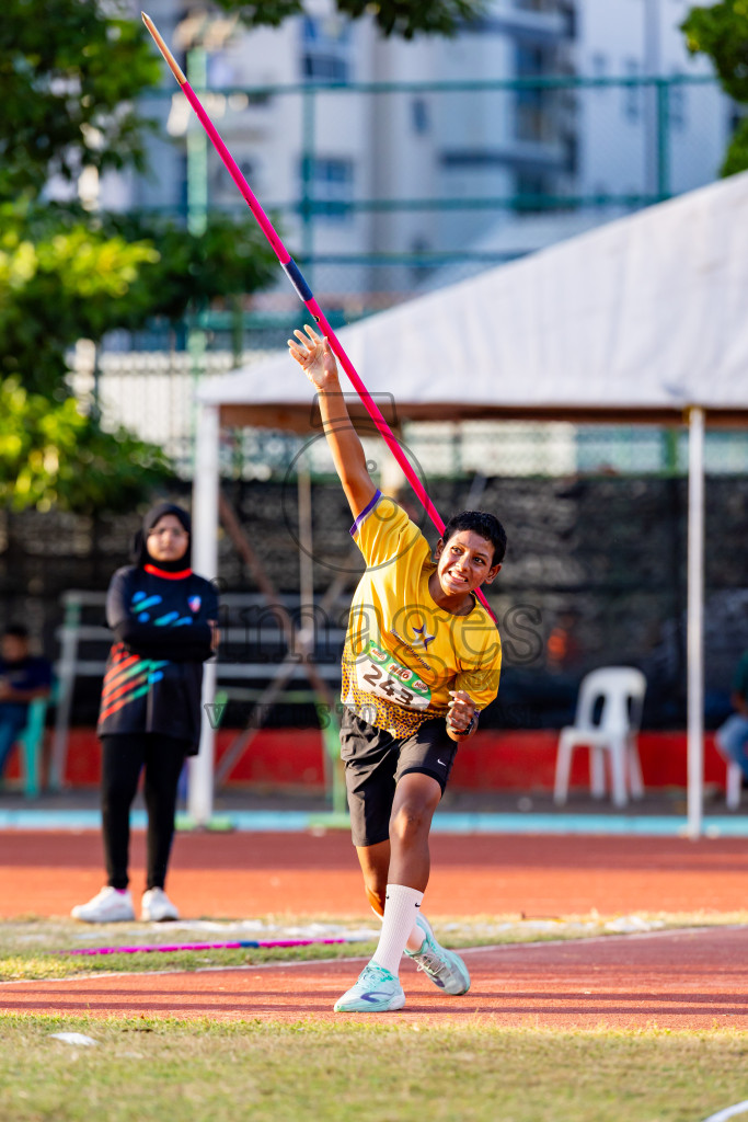 Day 2 of Inter-school Athletics Championship 2025 held in Ekuveni Synthetic Track, Male', Maldives on Tuesday, 07th October 2025. Photos by: Nausham Waheed / Images.mv