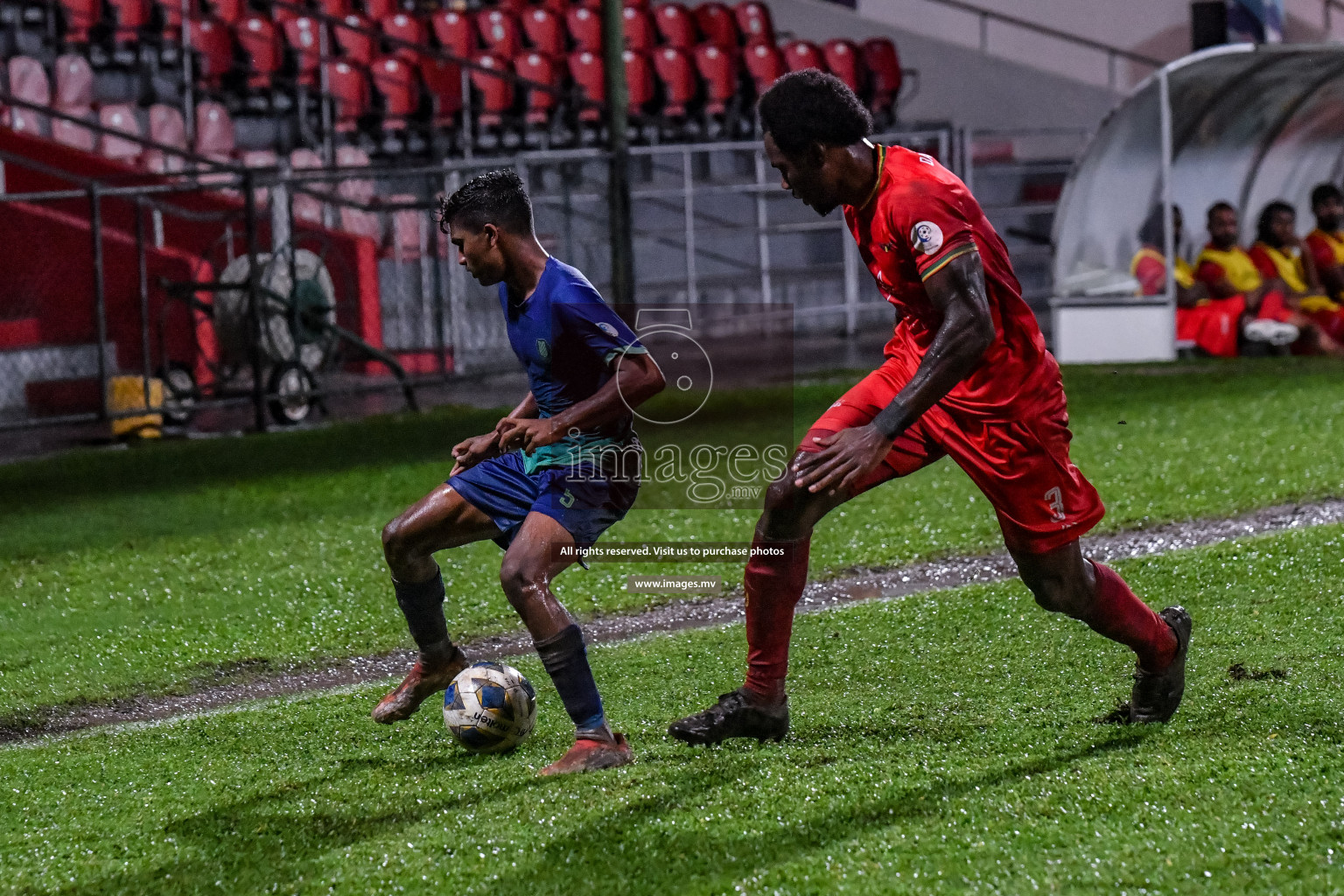 Super United Sports vs Da Grande in Dhivehi Premier League Qualification 22 on 30th Aug 2022, held in National Football Stadium, Male', Maldives Photos: Nausham Waheed / Images.mv