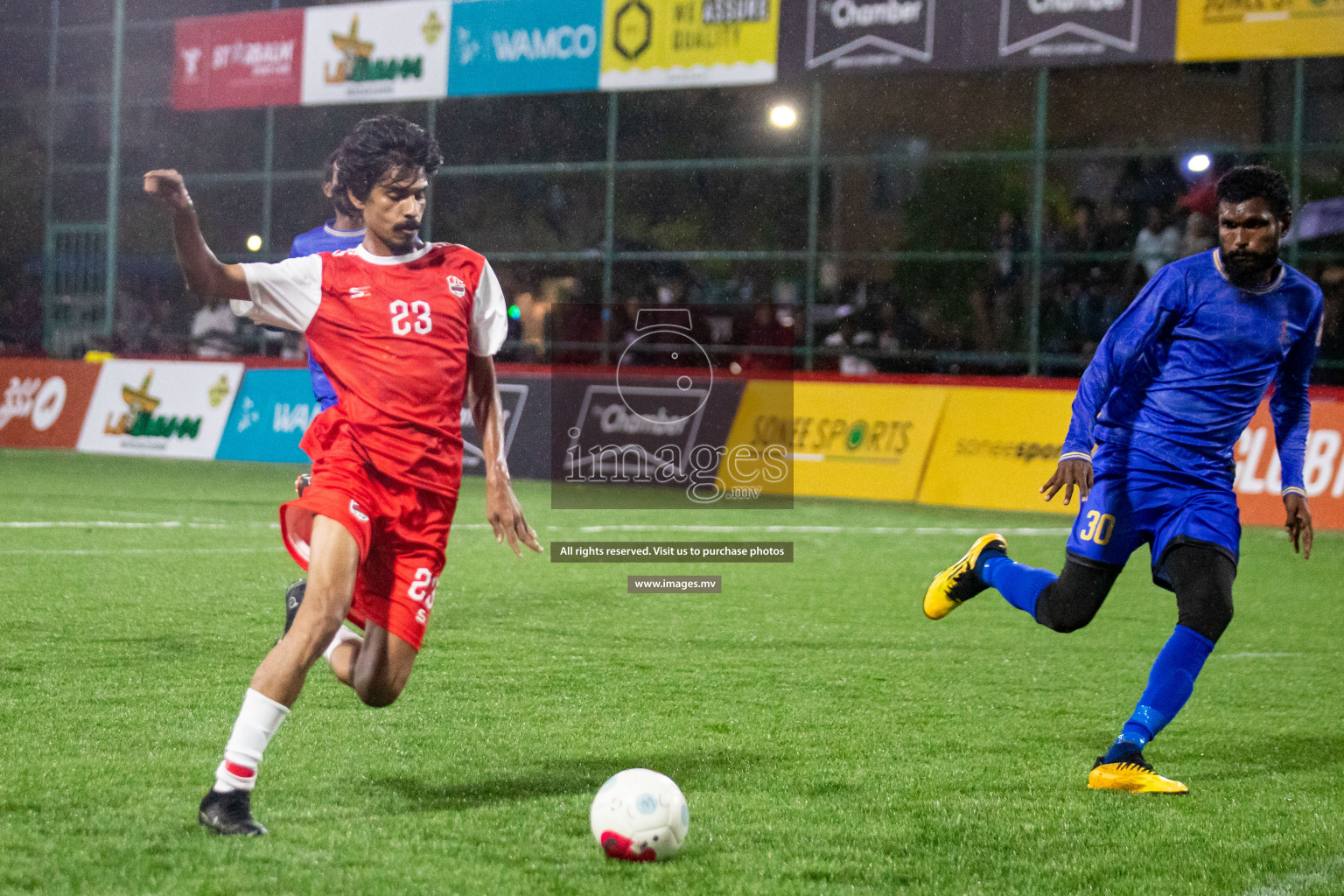 Customs RC vs Club Aasandha in Club Maldives Cup 2022 was held in Hulhumale', Maldives on Saturday, 15th October 2022. Photos: Hassan Simah/ images.mv