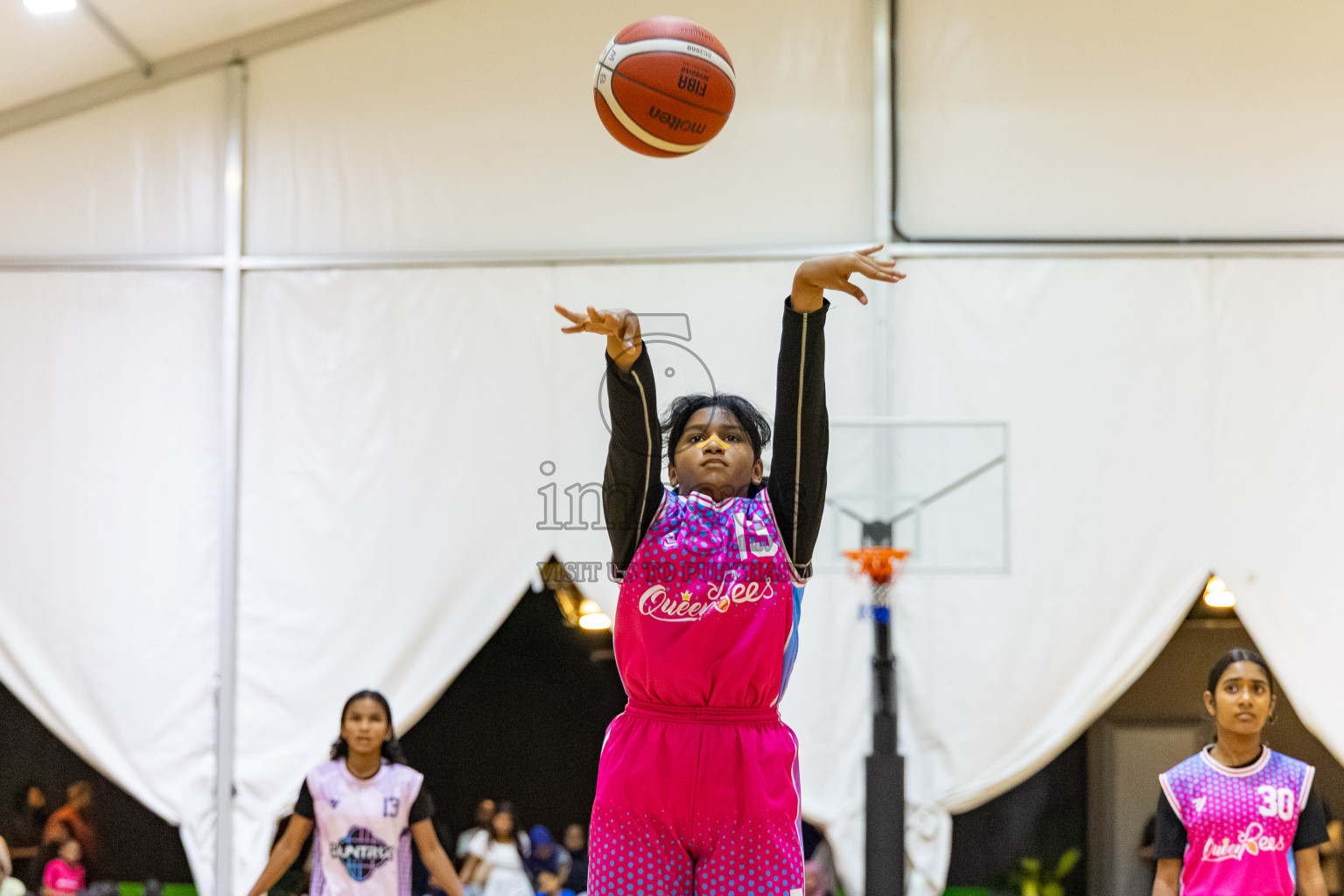 Day 3 of Milo 5 x 5 Junior Challenge 2025 - Basketball tournament held in Basketball Training Center, Male', Maldives on Saturday, 11th October 2025. 
Photos by:  Hassan Simah / Images.mv