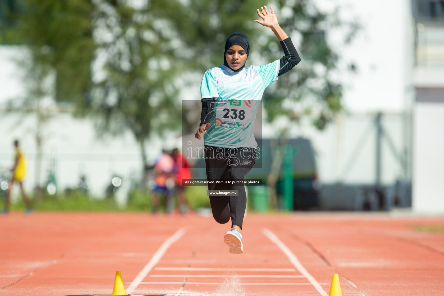 Day four of Inter School Athletics Championship 2023 was held at Hulhumale' Running Track at Hulhumale', Maldives on Wednesday, 17th May 2023. Photos: Nausham Waheed/ images.mv