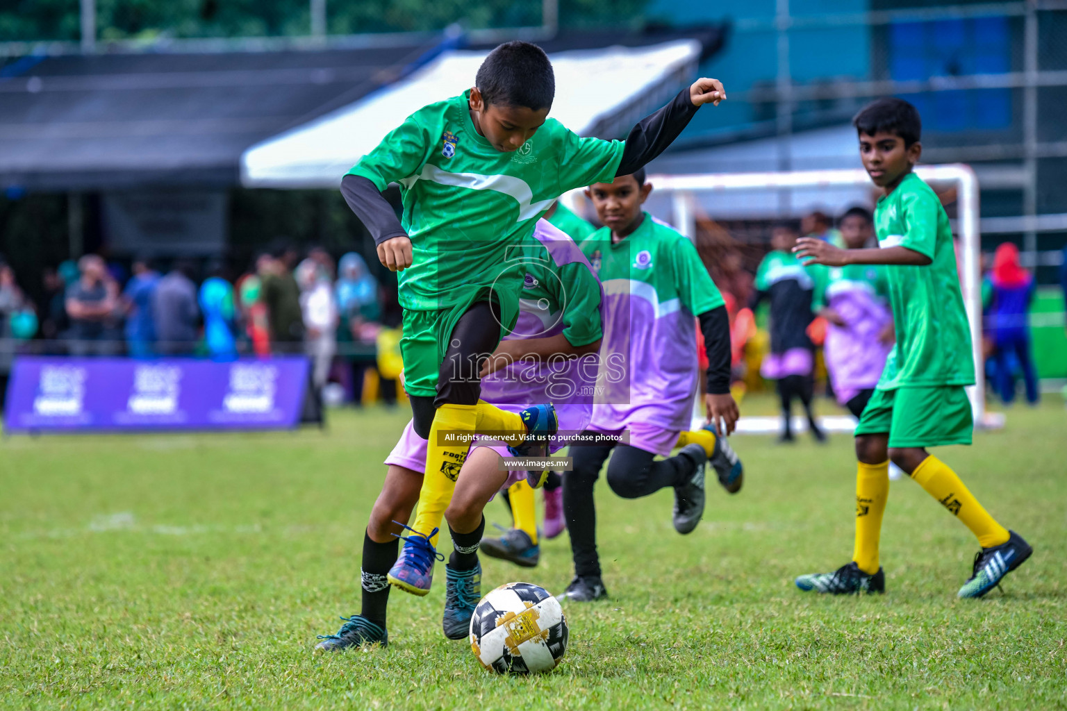 Day 1 of Milo Kids Football Fiesta 2022 was held in Male', Maldives on 19th October 2022. Photos: Nausham Waheed/ images.mv