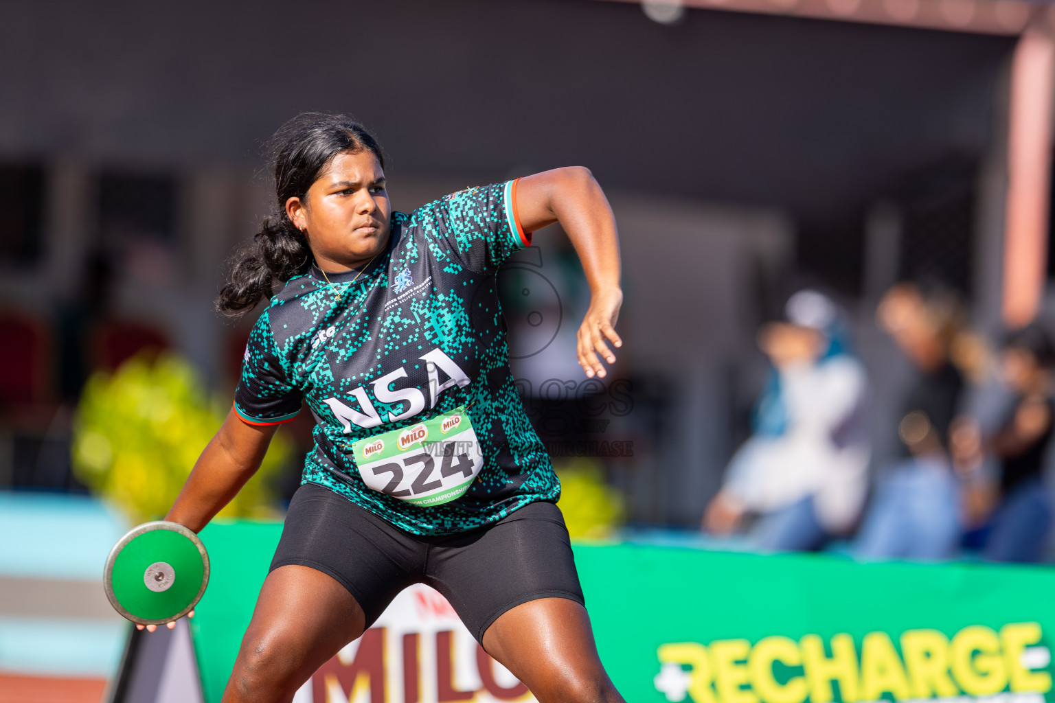 Day 1 of 12th Milo Association Championships was held in Ekuveni Track at Male', Maldives on Thursday, 24th April 2025. Photos: Ismail Thoriq / images.mv