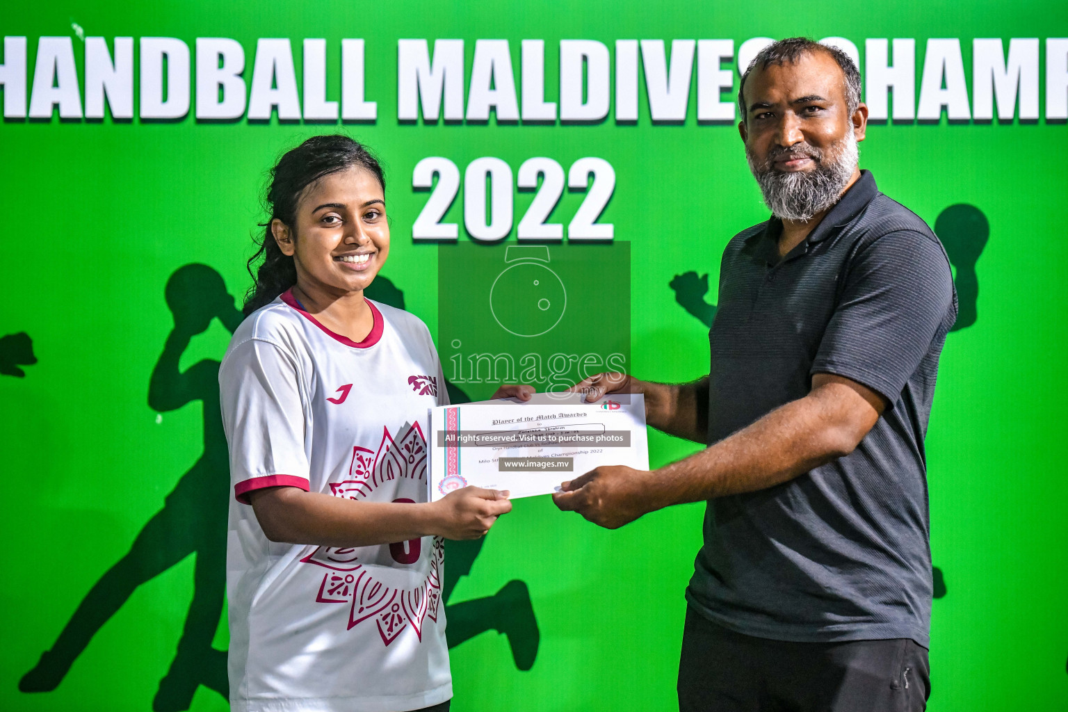 Milo 5th Handball Championship 2022 Womens Division Final REDHAWKS SC vs ORYX HBC on 7th Aug 2022, held in, Male', Maldives Photos: Nausham Waheed / Images.mv