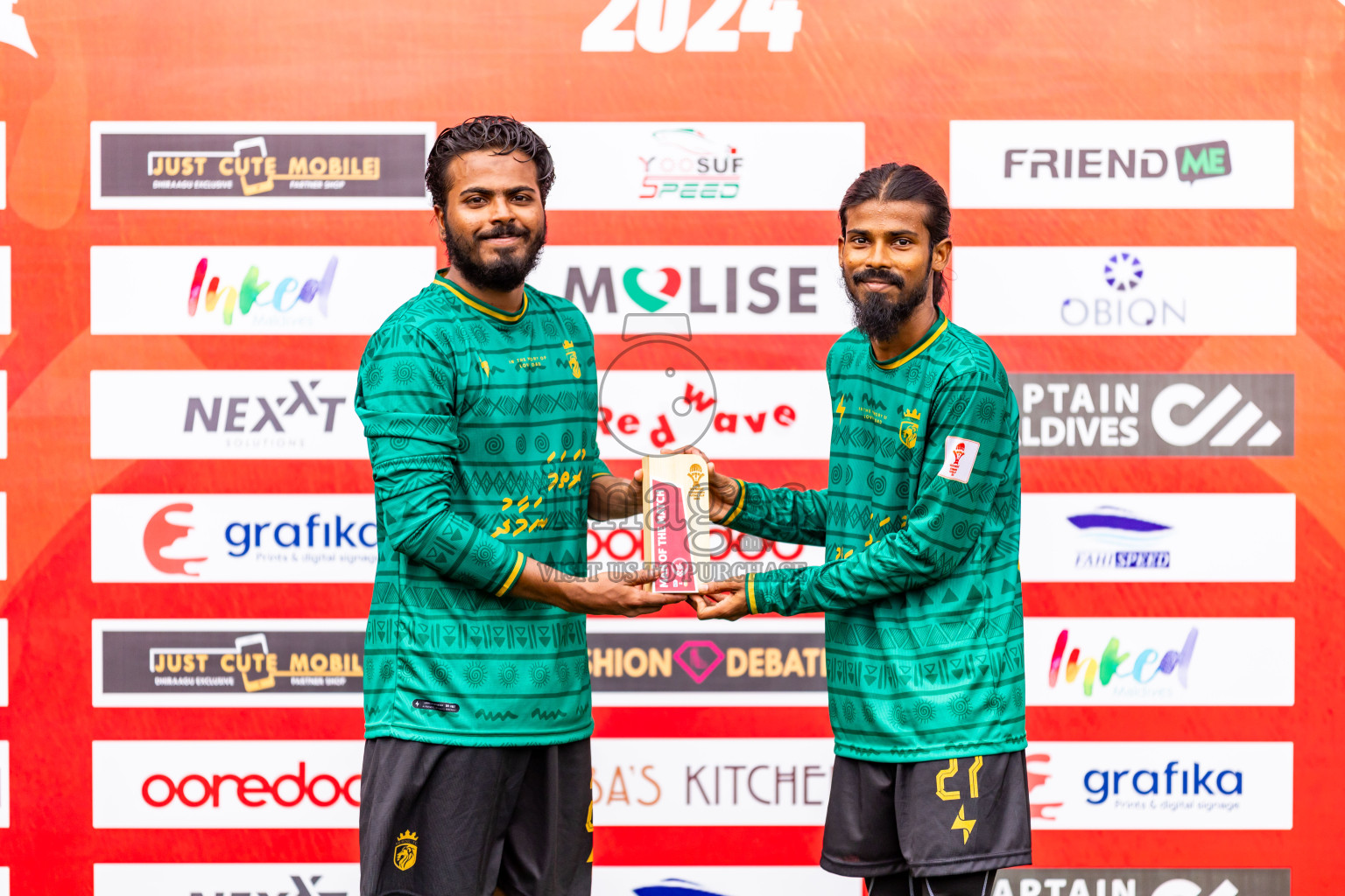 Muring FC vs Cable Brothers in Day 5 of Eydhafushi Futsal Cup 2024 was held on Saturday, 13th April 2024, in B Eydhafushi, Maldives Photos: Nausham Waheed / images.mv