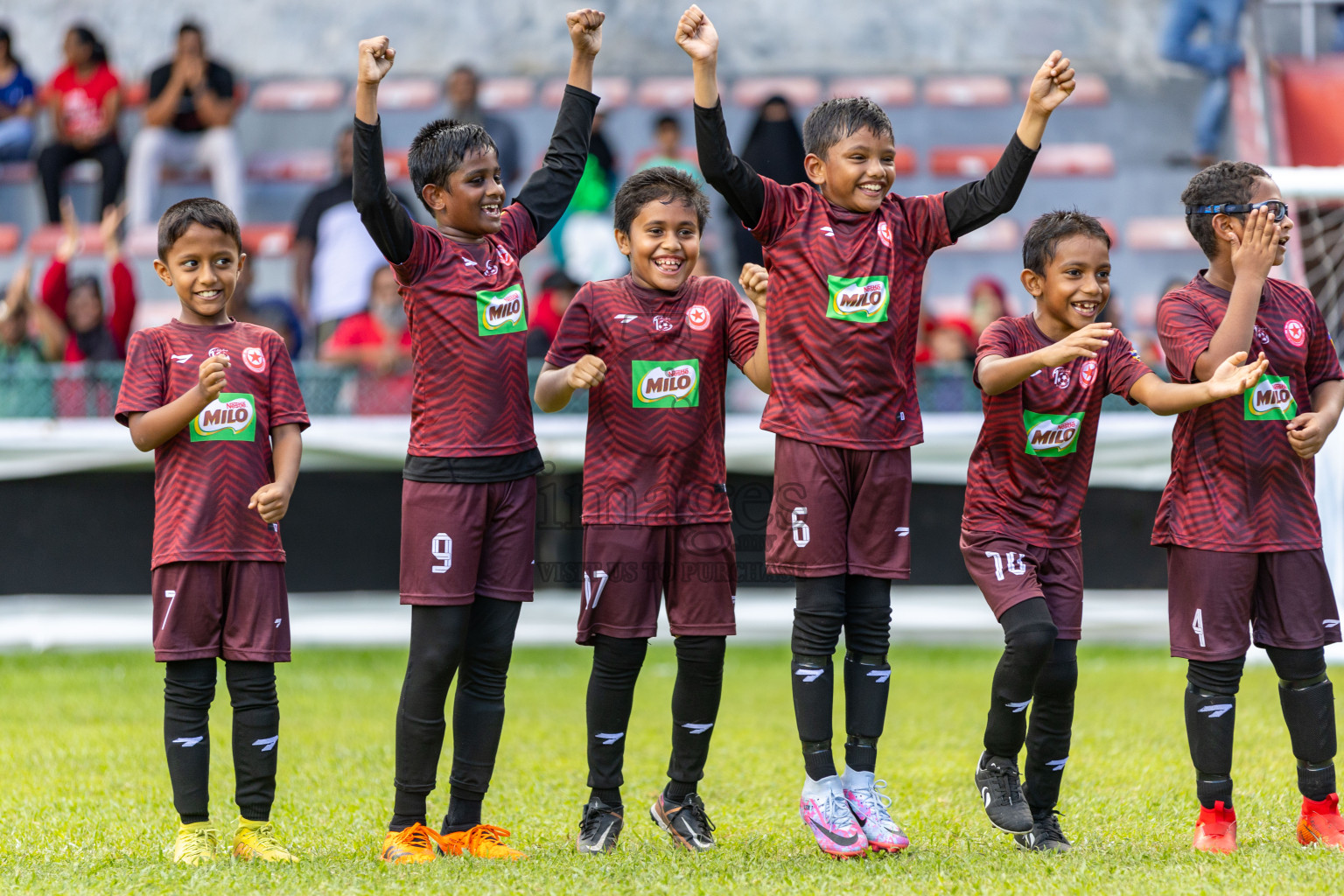 Day 2 of MILO Kids Football Fiesta was held at National Stadium in Male', Maldives on Saturday, 24th February 2024.