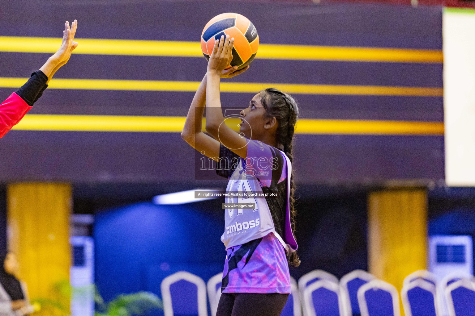 Day2 of 24th Interschool Netball Tournament 2023 was held in Social Center, Male', Maldives on 28th October 2023. Photos: Nausham Waheed / images.mv