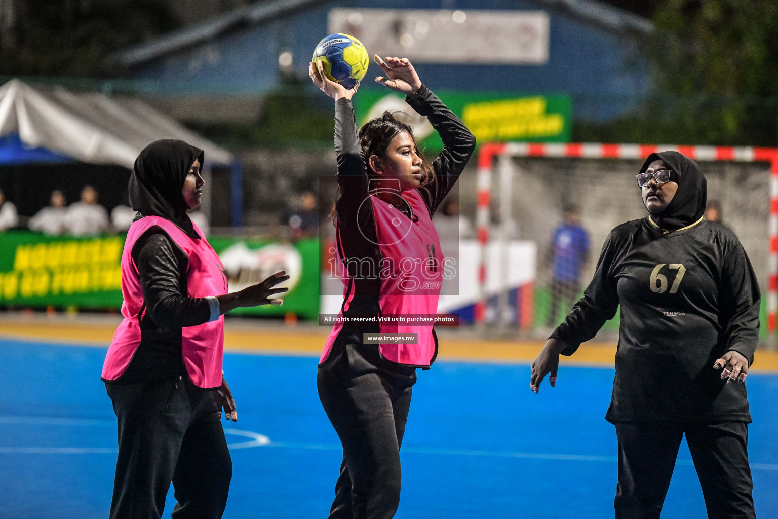 Day 5 of Milo 6th Inter Office Handball Tournament 2022 - Photos by Nausham Waheed